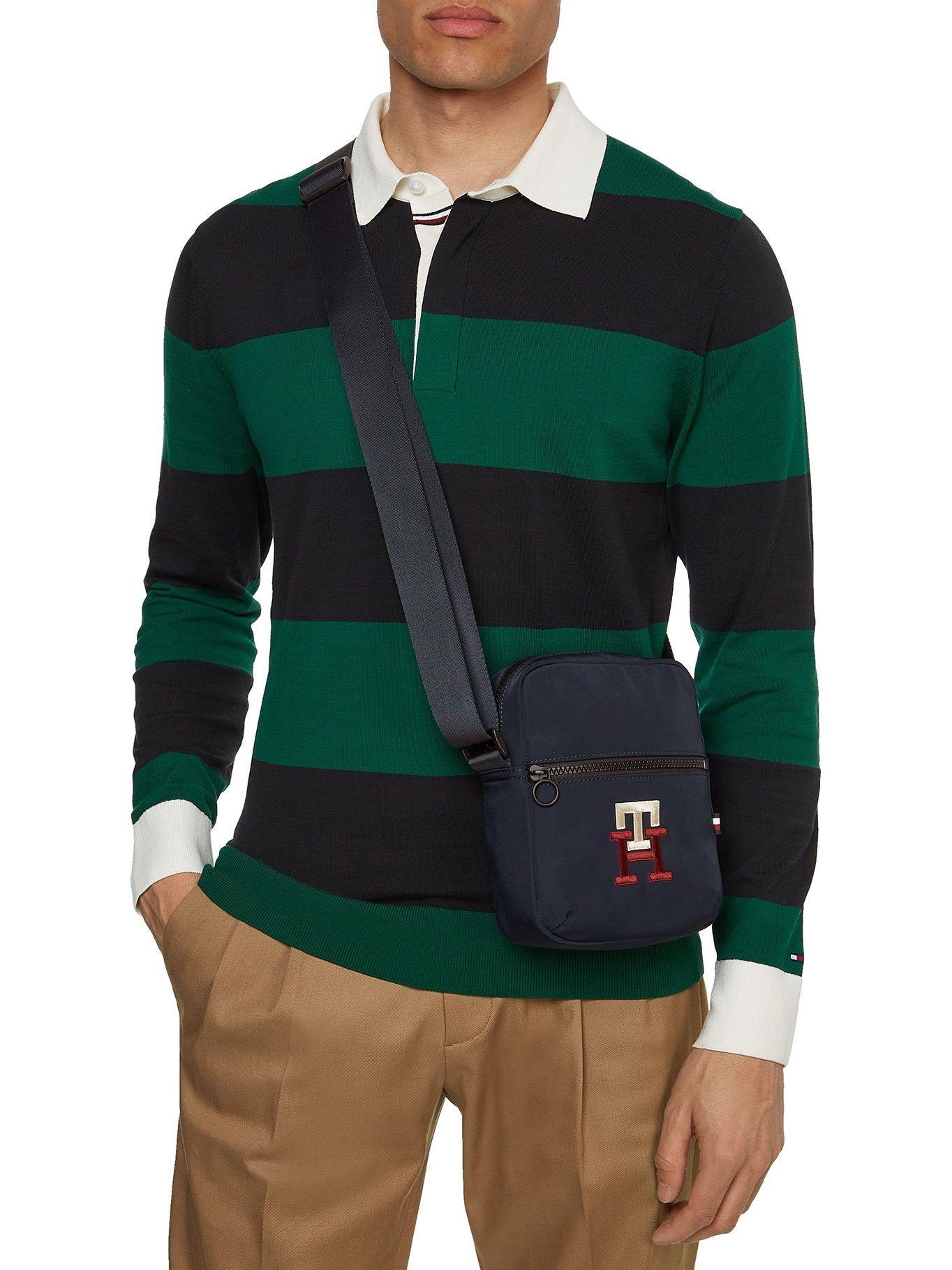 Bolso Reporter Twilight Con Logo Azul Tommy Hilfiger-4