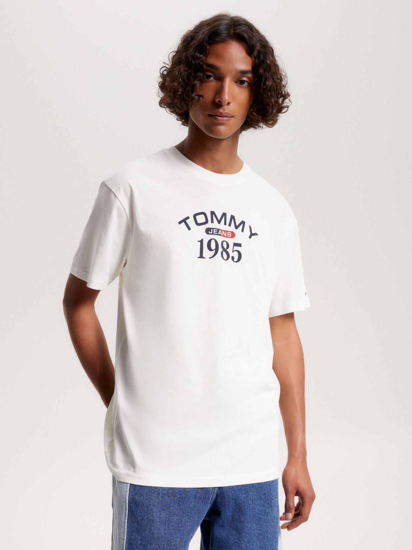Polera Classic 1985 Curved Blanco Tommy Jeans-0