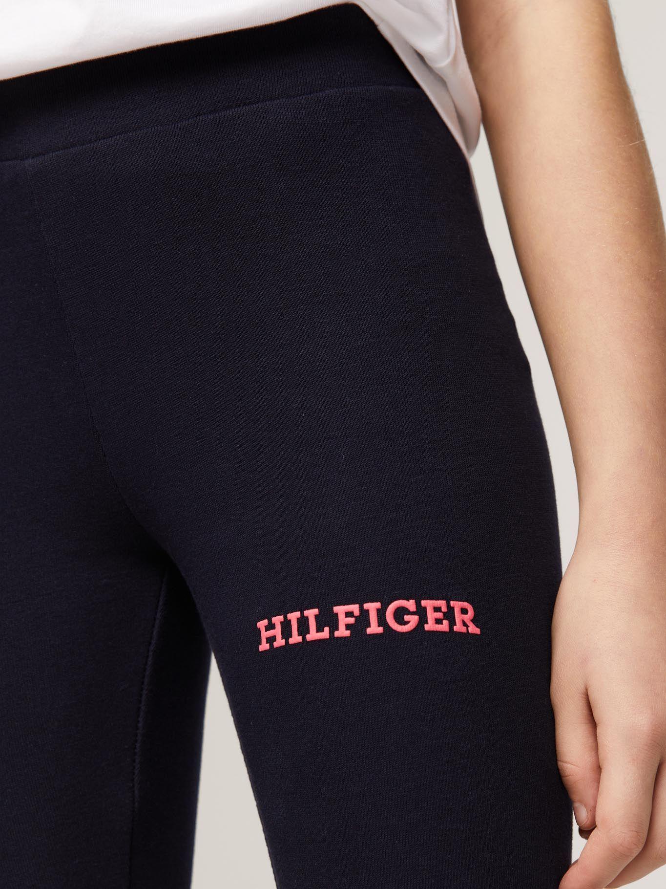 Leggins Solid Logo Monotype Azul Tommy Hilfiger-3