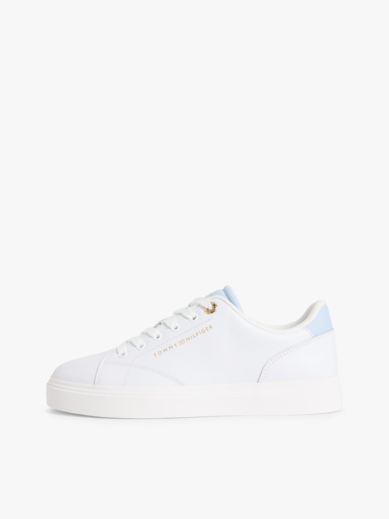 Zapatillas De Cuero Con Logo Metalizado-5
