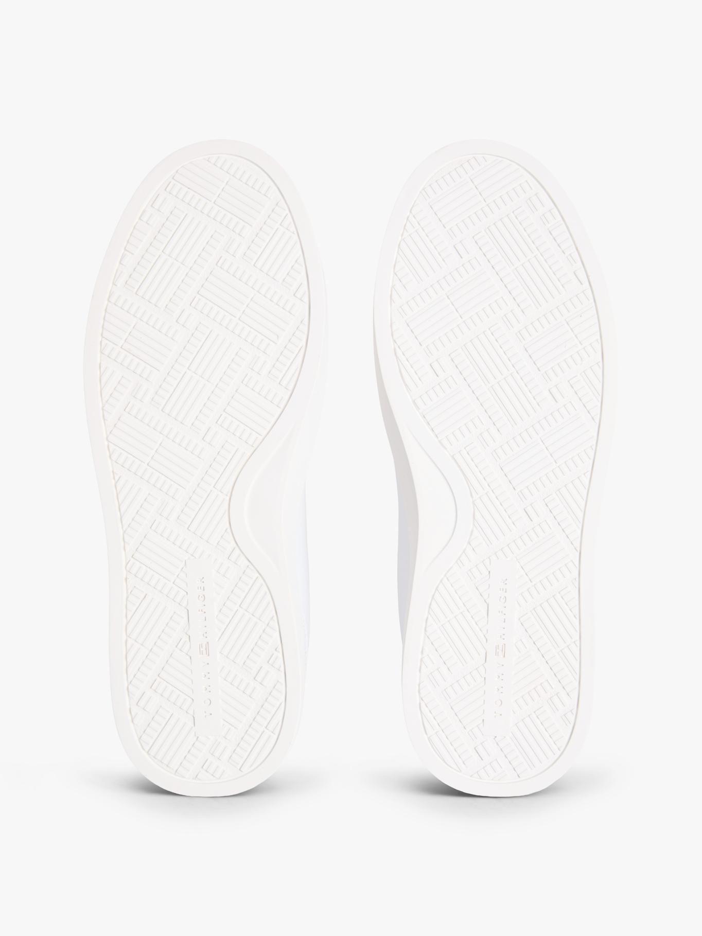 Zapatillas De Cuero Con Logo Metalizado-6