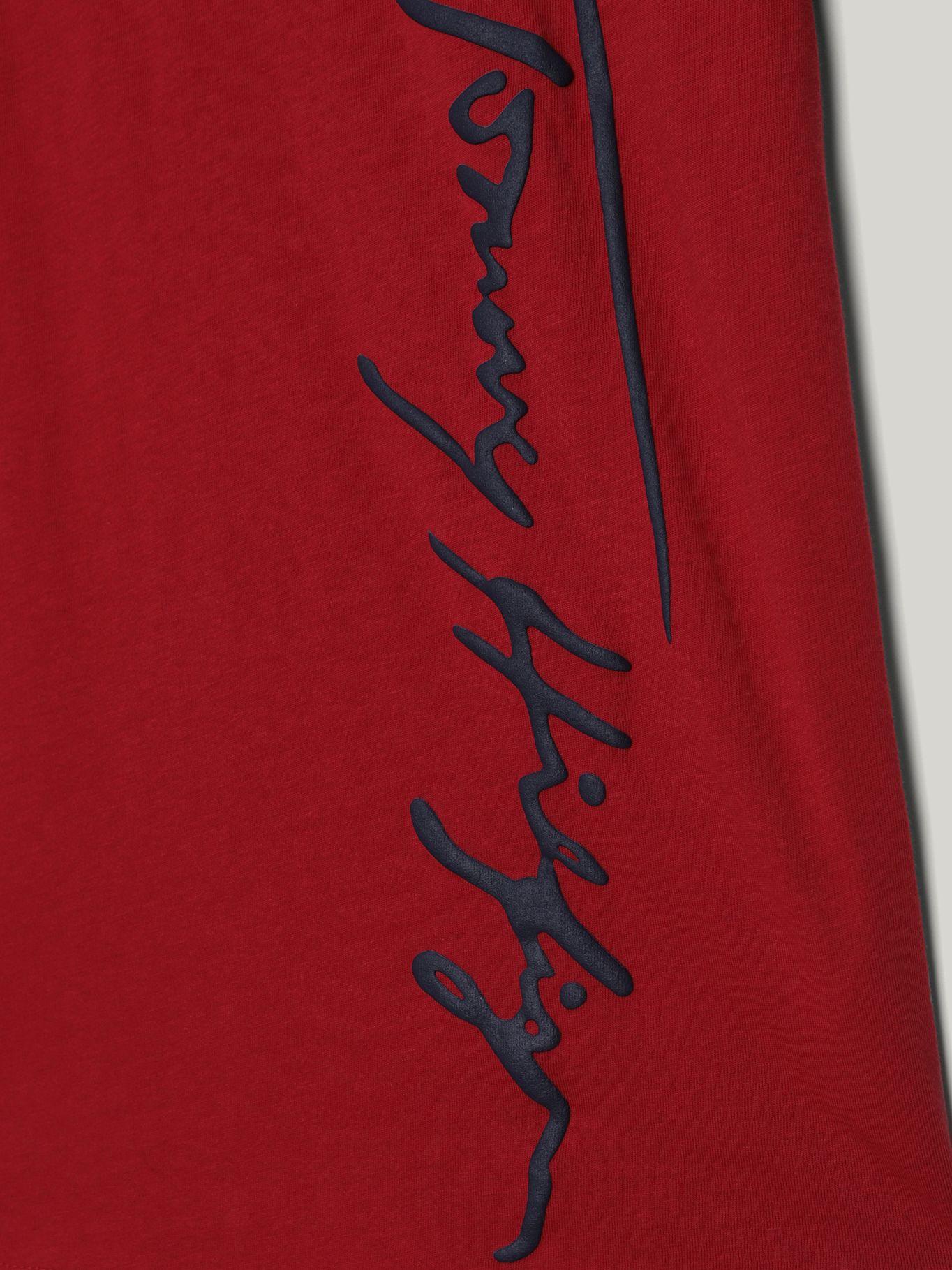 Polera Niño Scrip Runner Con Logo Rojo Tommy Hilfiger-2