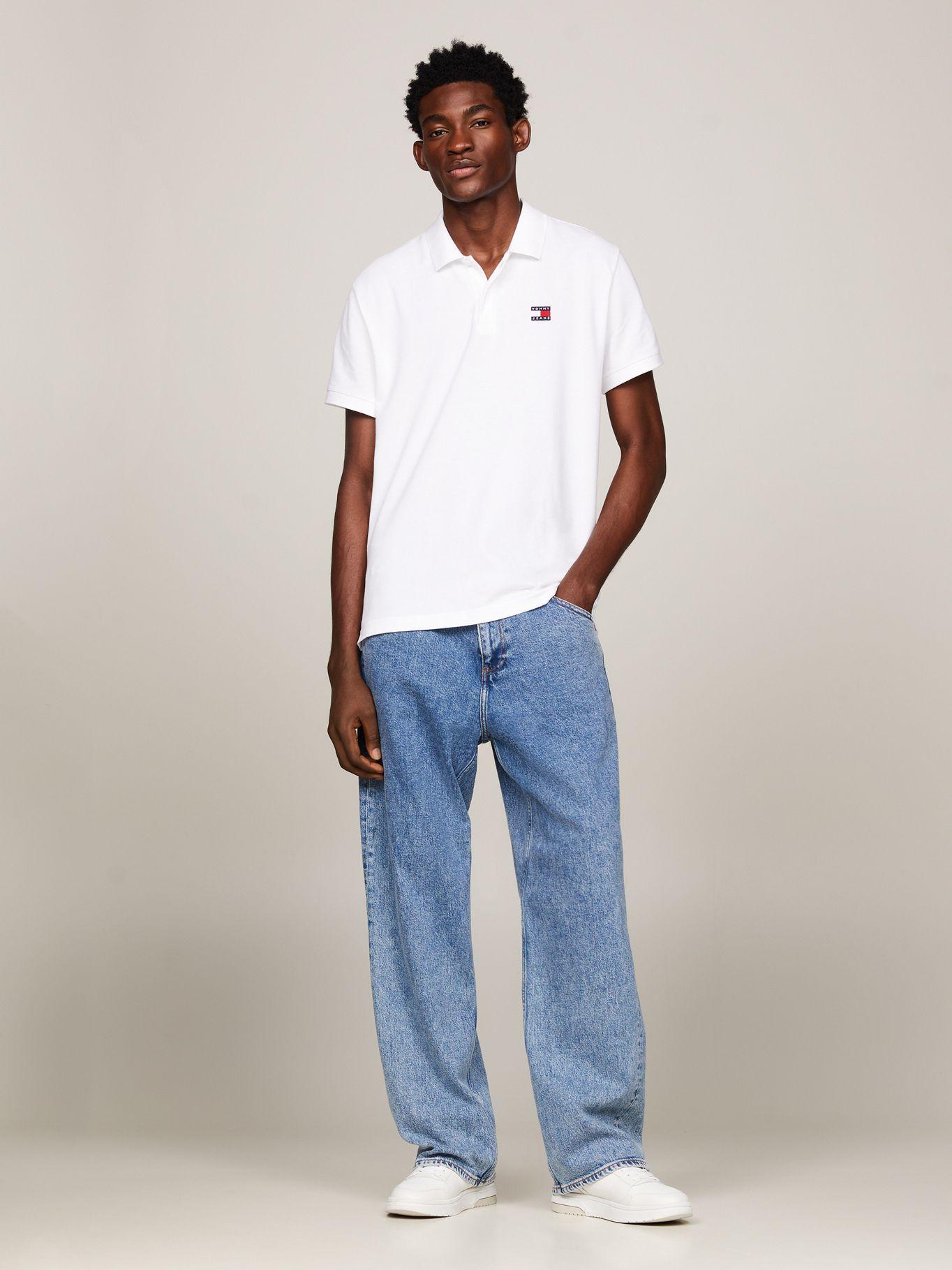 Polo Regular Fit Con Parche Blanco Tommy Jeans-1