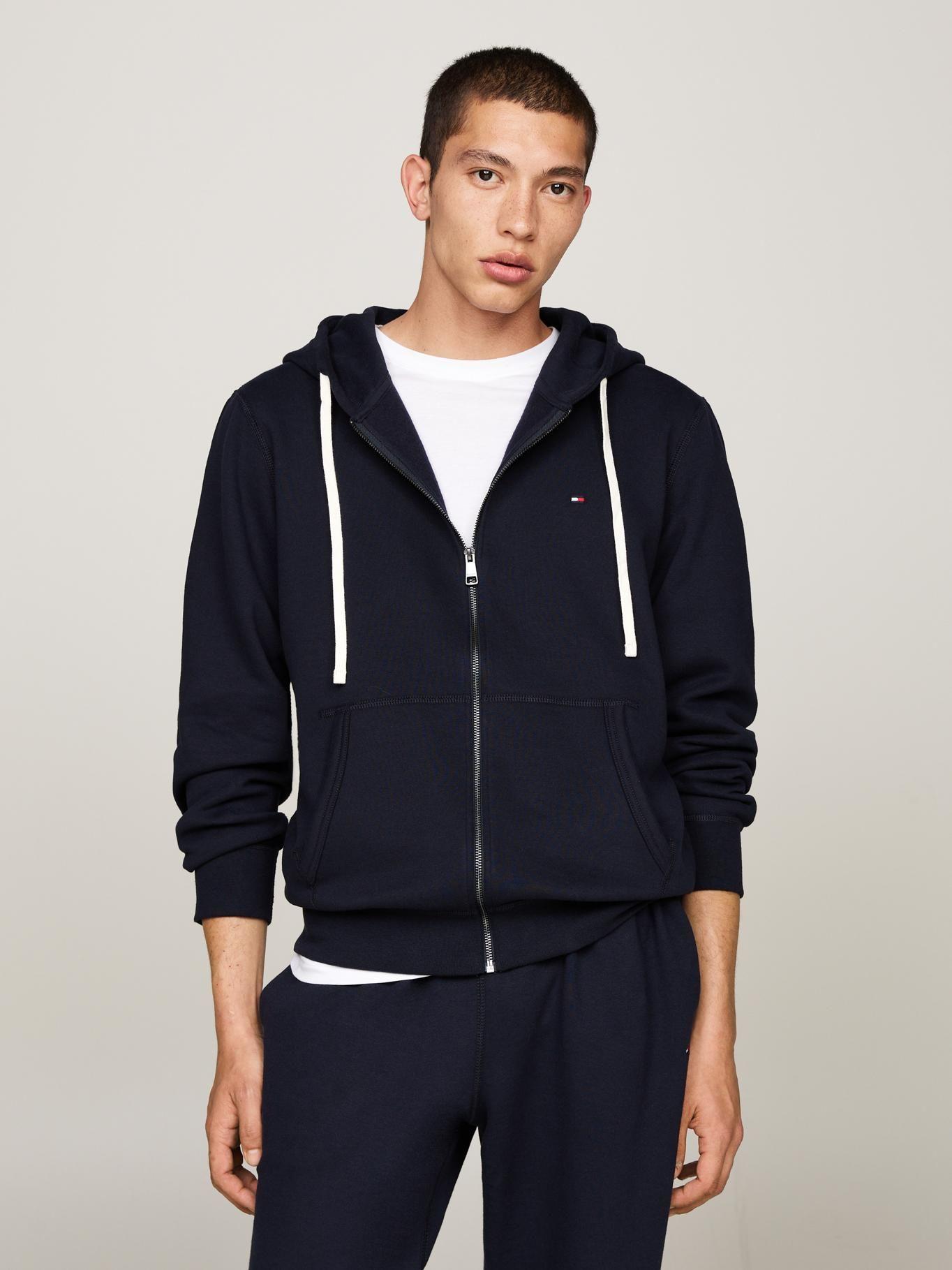 Polerón Hoodie Essential Con Cierre Azul Tommy Hilfiger-0