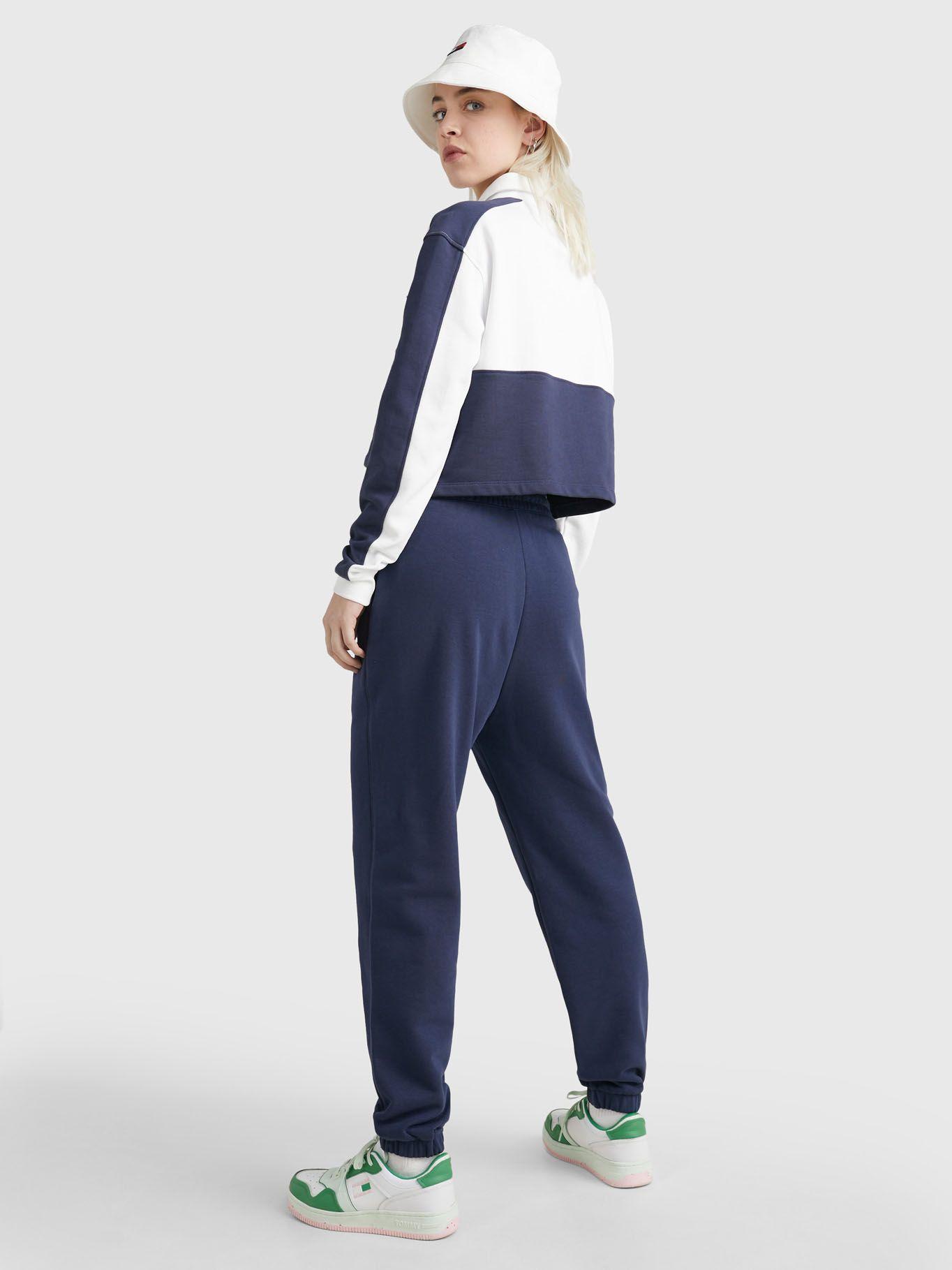 Joggers De Corte Amplio Con Parche Azul Tommy Hilfiger-2