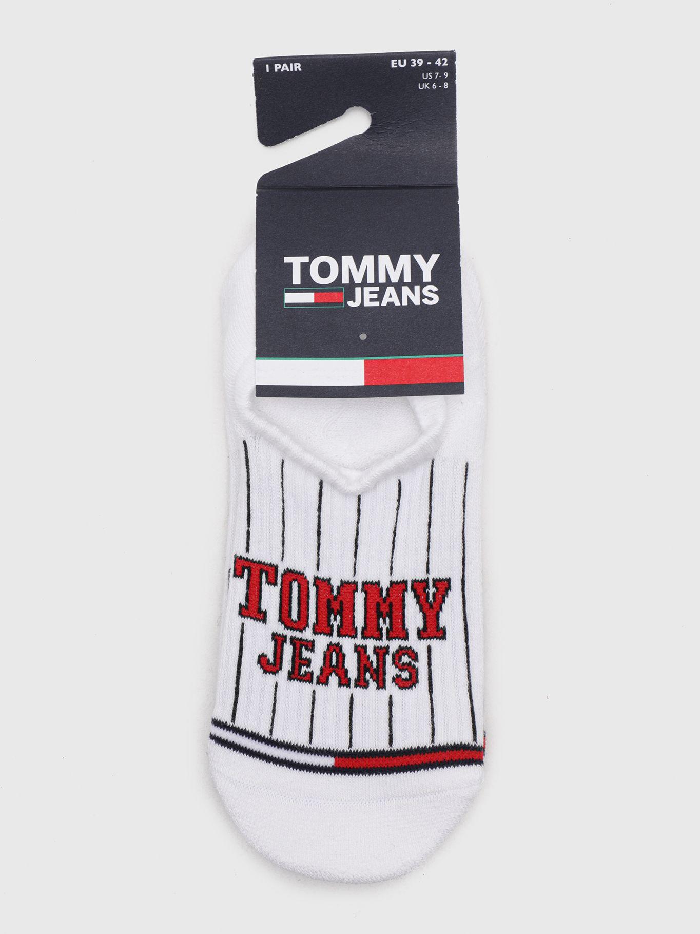 Calcetines Footie A Rayas Blanco Tommy Hilfiger-1