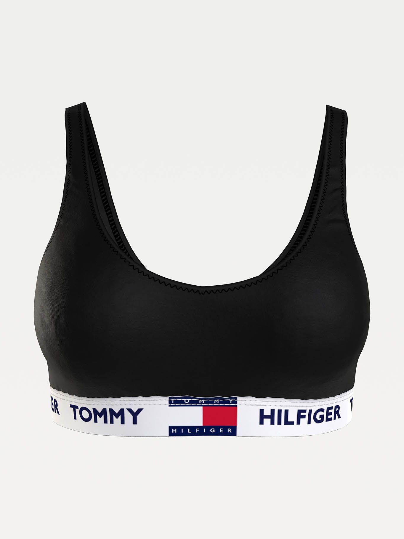 Bralette De Algodón Elástico Negro Tommy Hilfiger-0