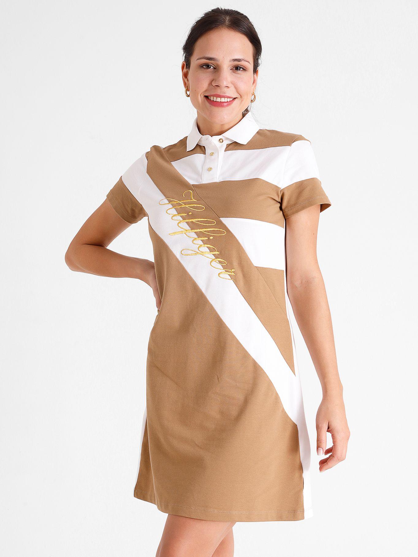 Vestido Polo Adaptive  Café Tommy Hilfiger-0