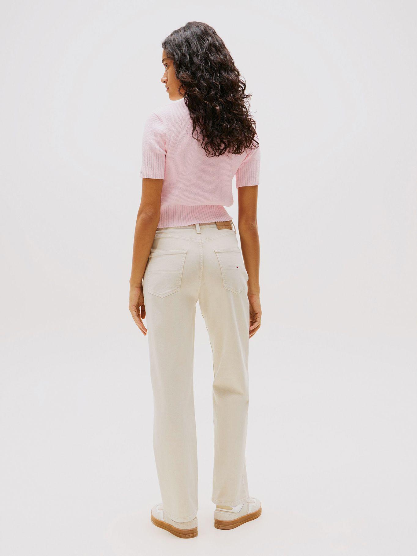 Jeans Straight De Cinco Bolsillos Beige Tommy Jeans-2