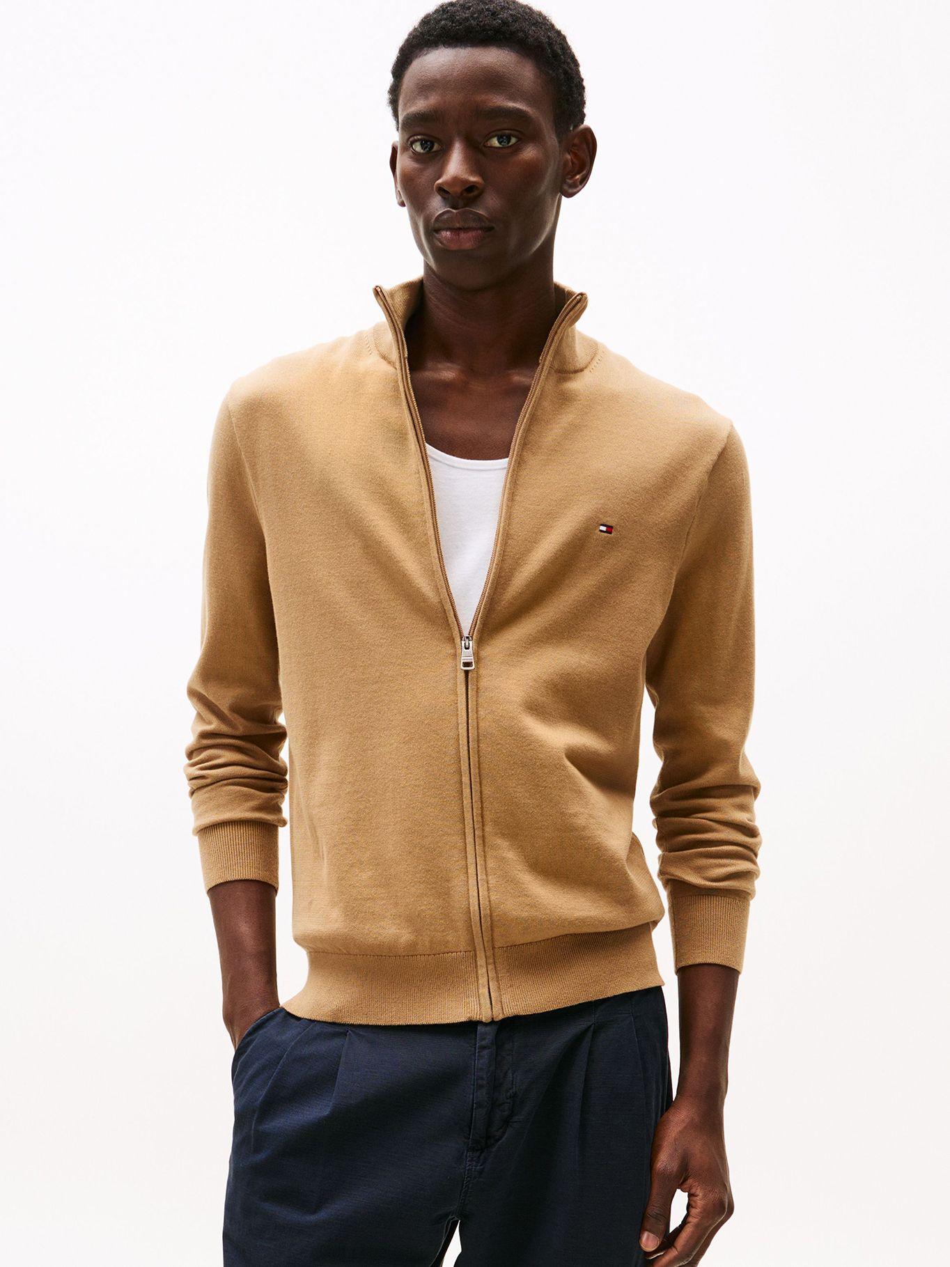 Sweater Essential Cotton Con Cierre Beige Tommy Hilfiger-0