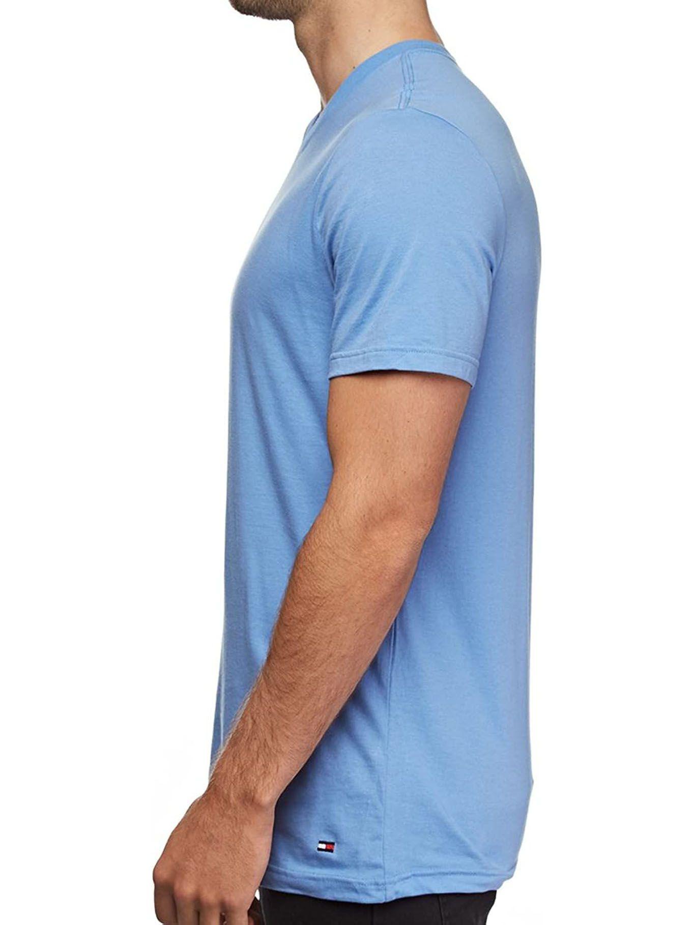 Pack De 3 Camisetas V-Neck Multicolor Tommy Hilfiger-1