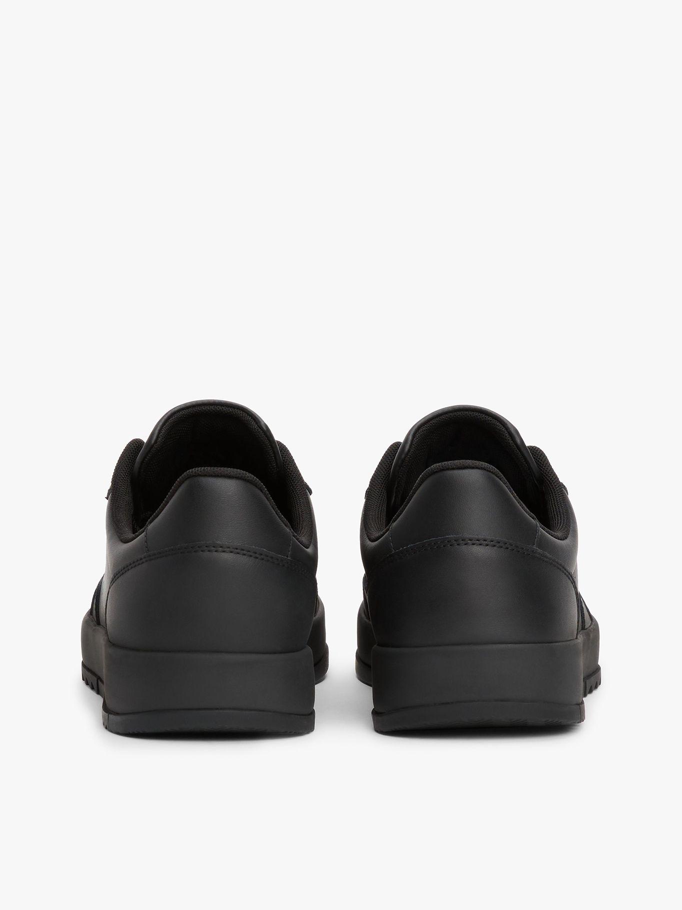 Zapatillas Retro De Cuero Negro Tommy Jeans-1