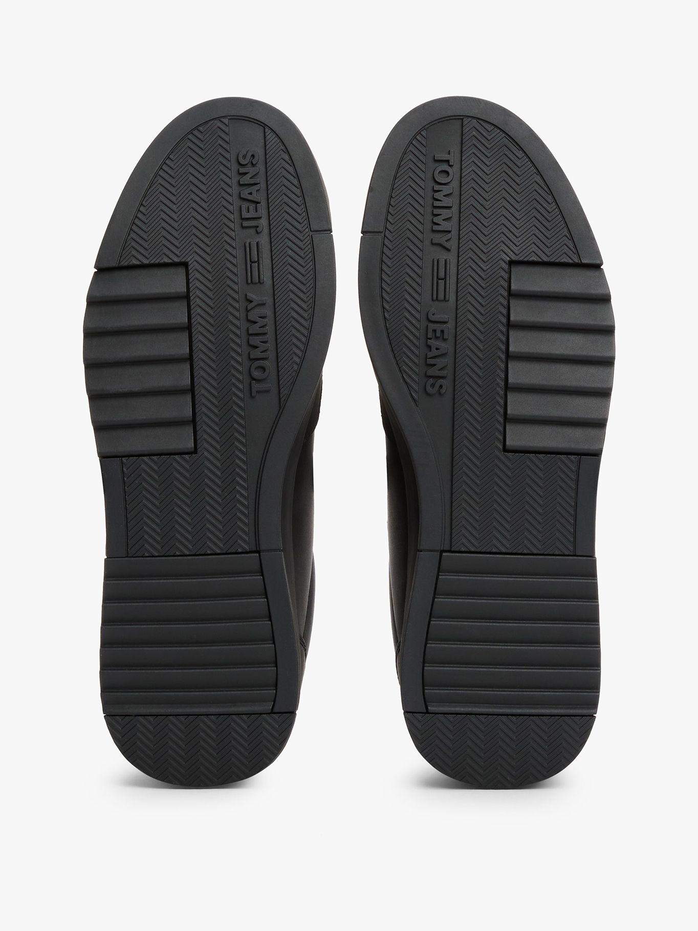 Zapatillas Retro De Cuero Negro Tommy Jeans-3