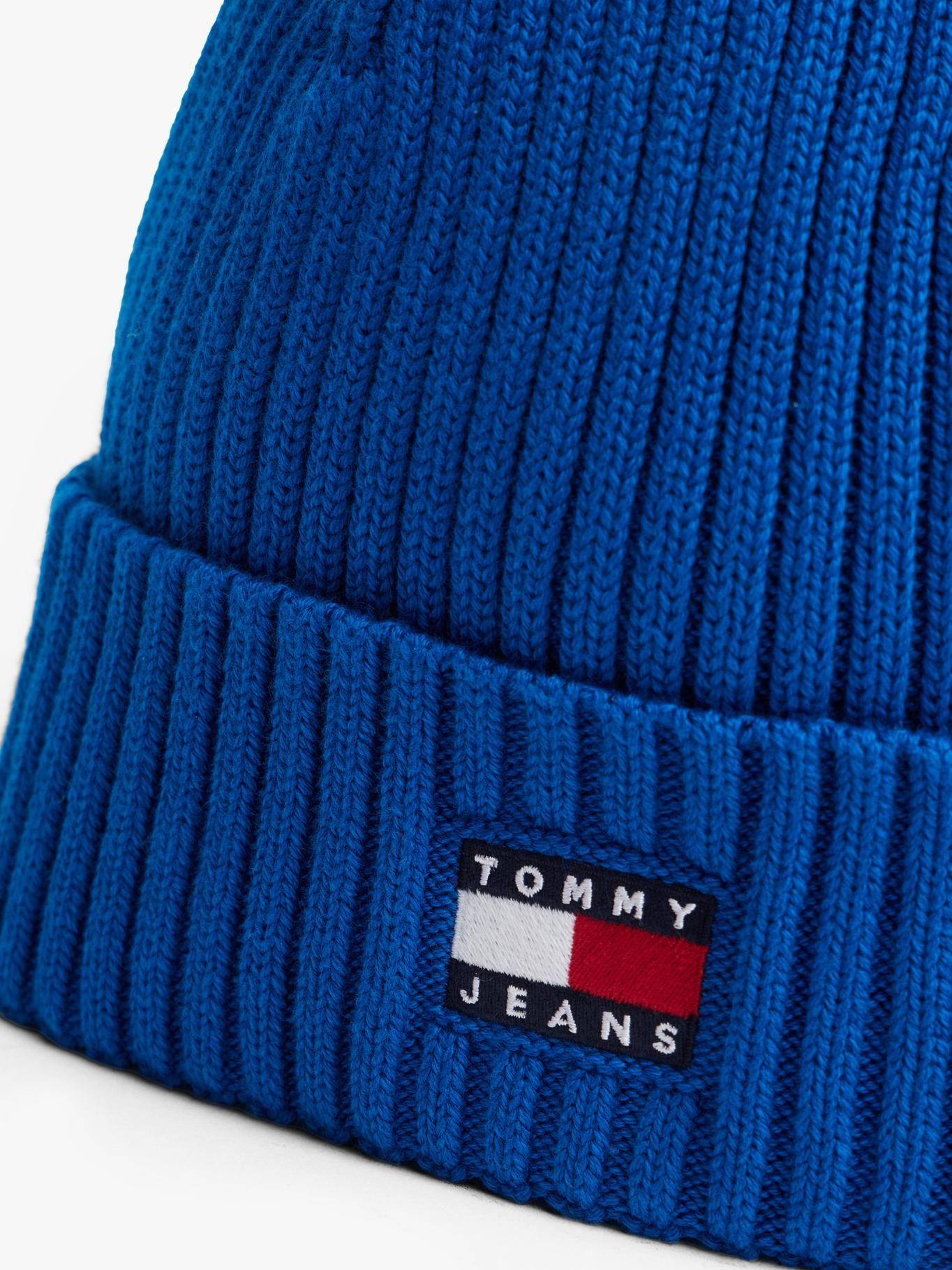 Gorro Heritage De Punto Canal Con Logo Azul Tommy Jeans-3