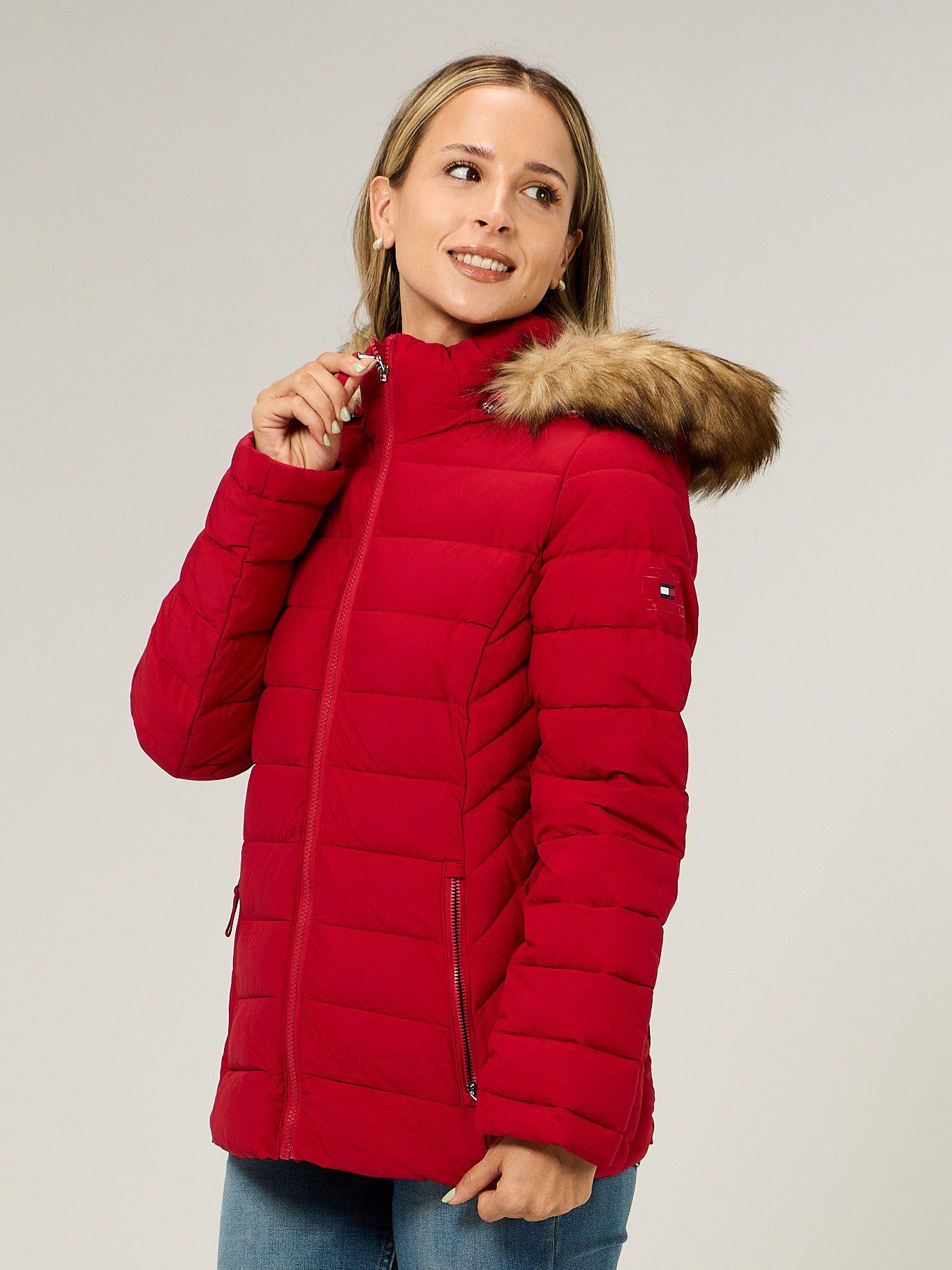 Parka Puffer Acolchada Rojo Tommy Hilfiger-0