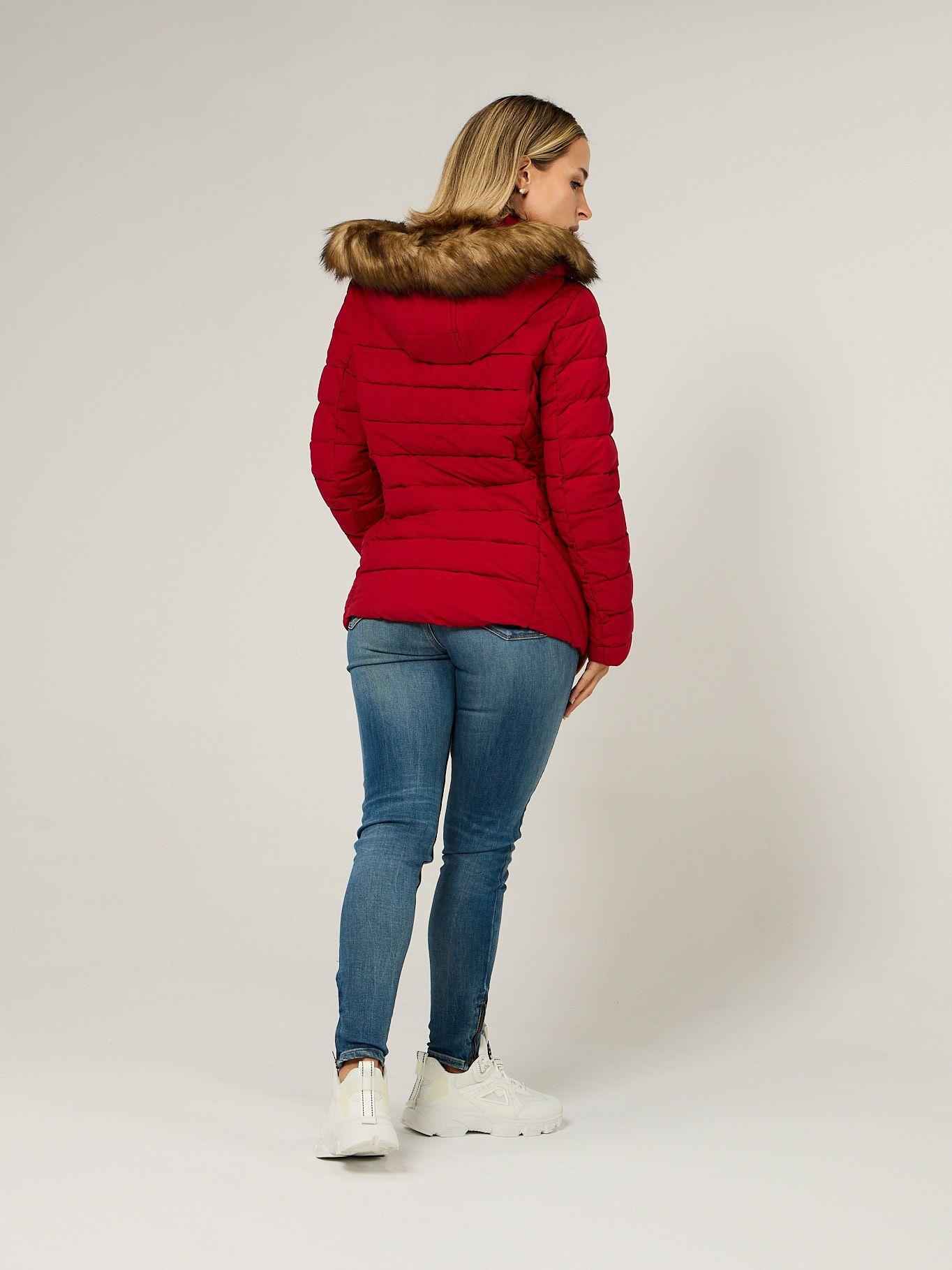 Parka Puffer Acolchada Rojo Tommy Hilfiger-2