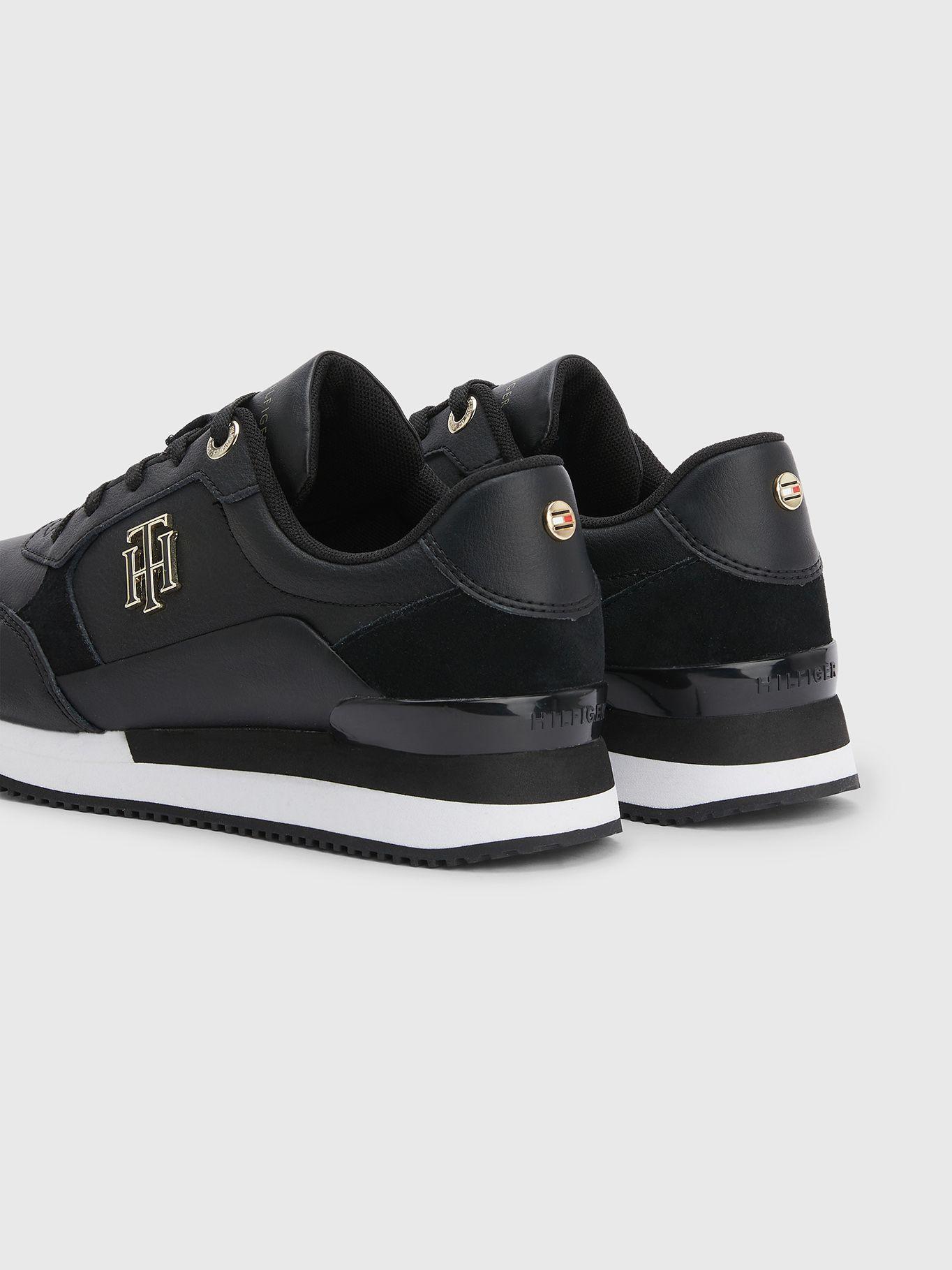 Zapatillas Emboss Metallic Negro Tommy Hilfiger-1