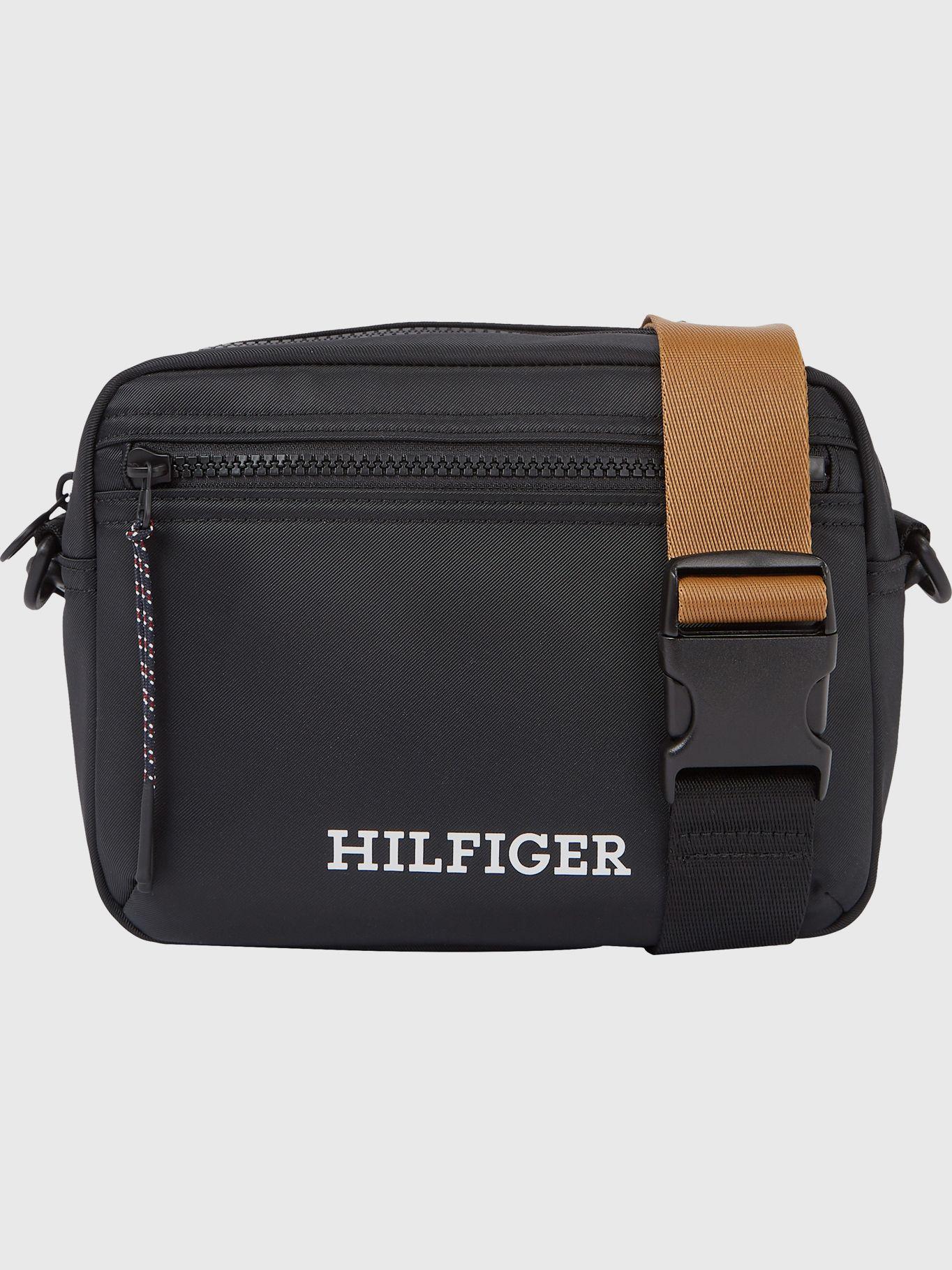 Bolso Reporter Con Logo Monotipo Negro Tommy Hilfiger-0