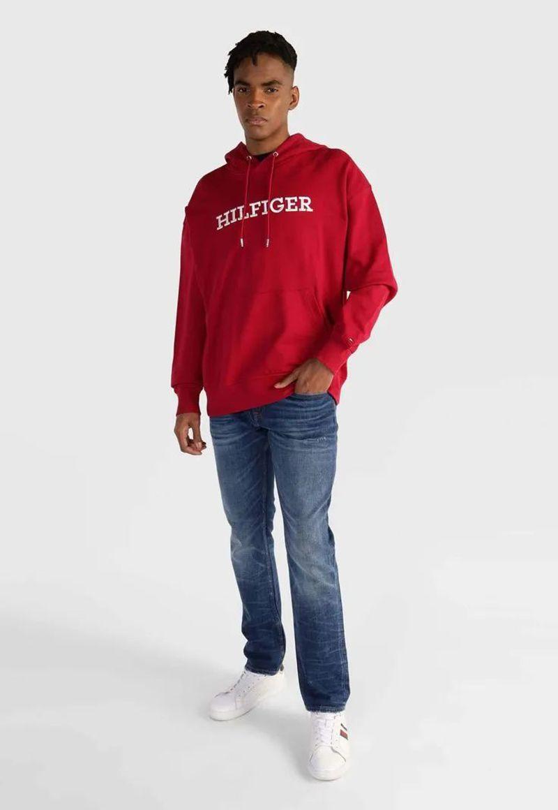 POLERÓN HOODIE MONOTYPE ROYAL ROJO TOMMY HILFIGER-1