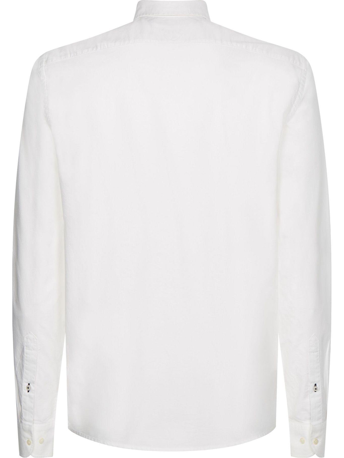 Camisa Light Oxford Blanco Tommy Hilfiger A2-1