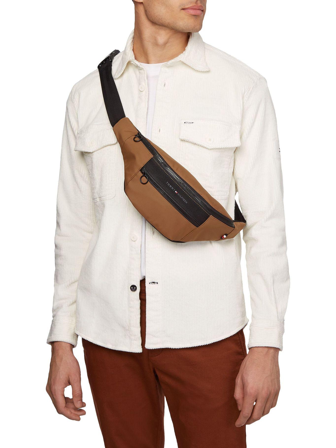 Banano Zipped Con Bolsillo Café Tommy Hilfiger-3