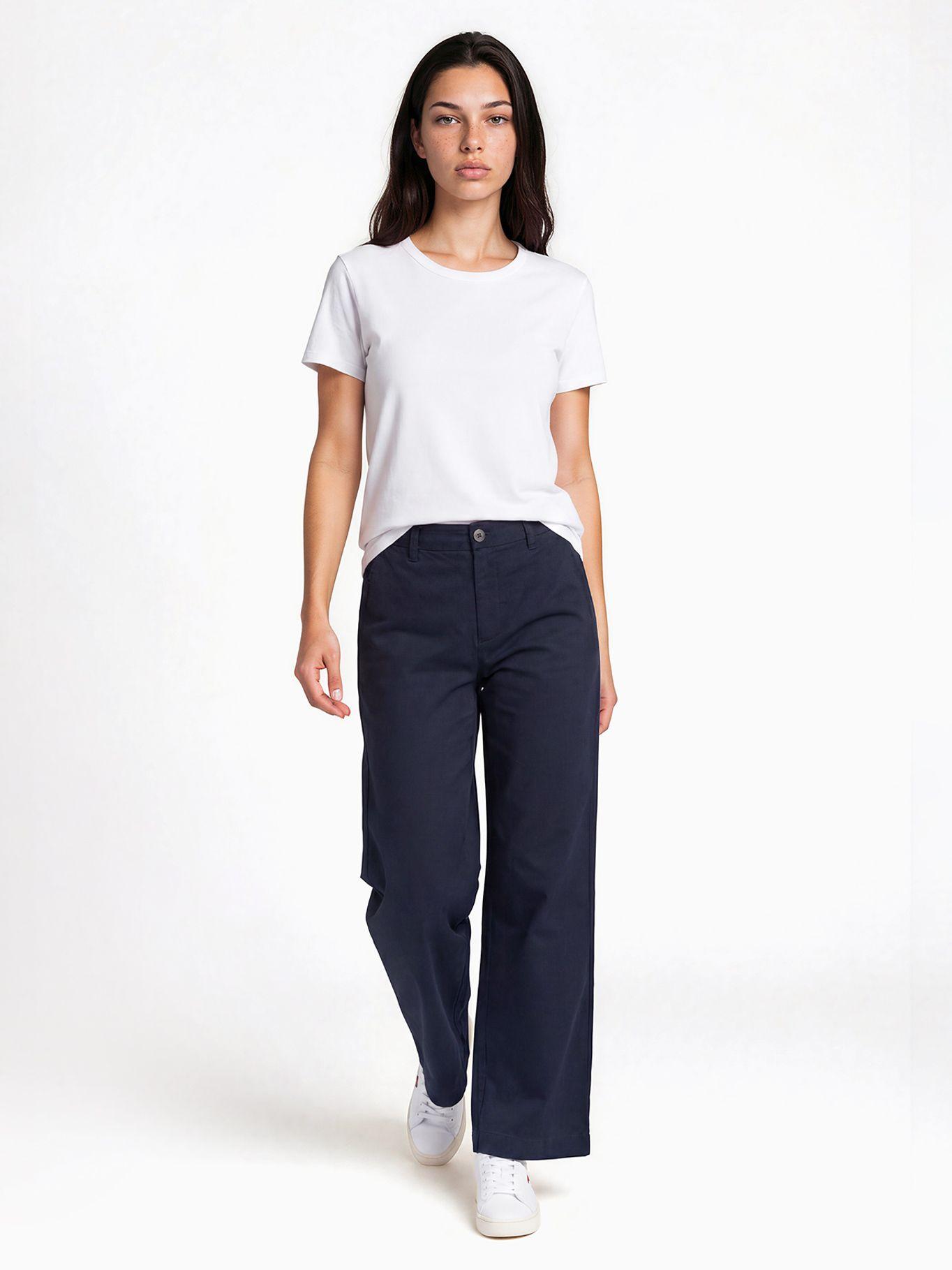 Pantalón Chino Straight Fit Azul Tommy Hilfiger-0