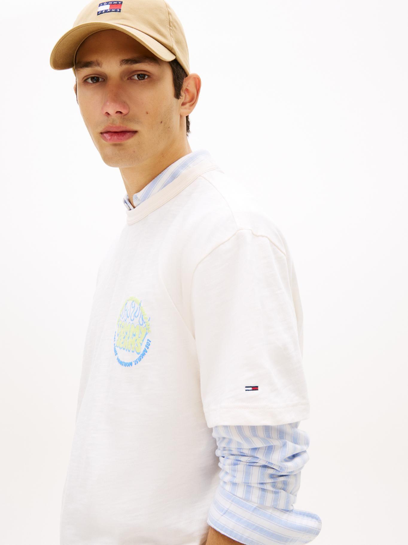 Polera Con Logo Estampado Relaxed Fit-3