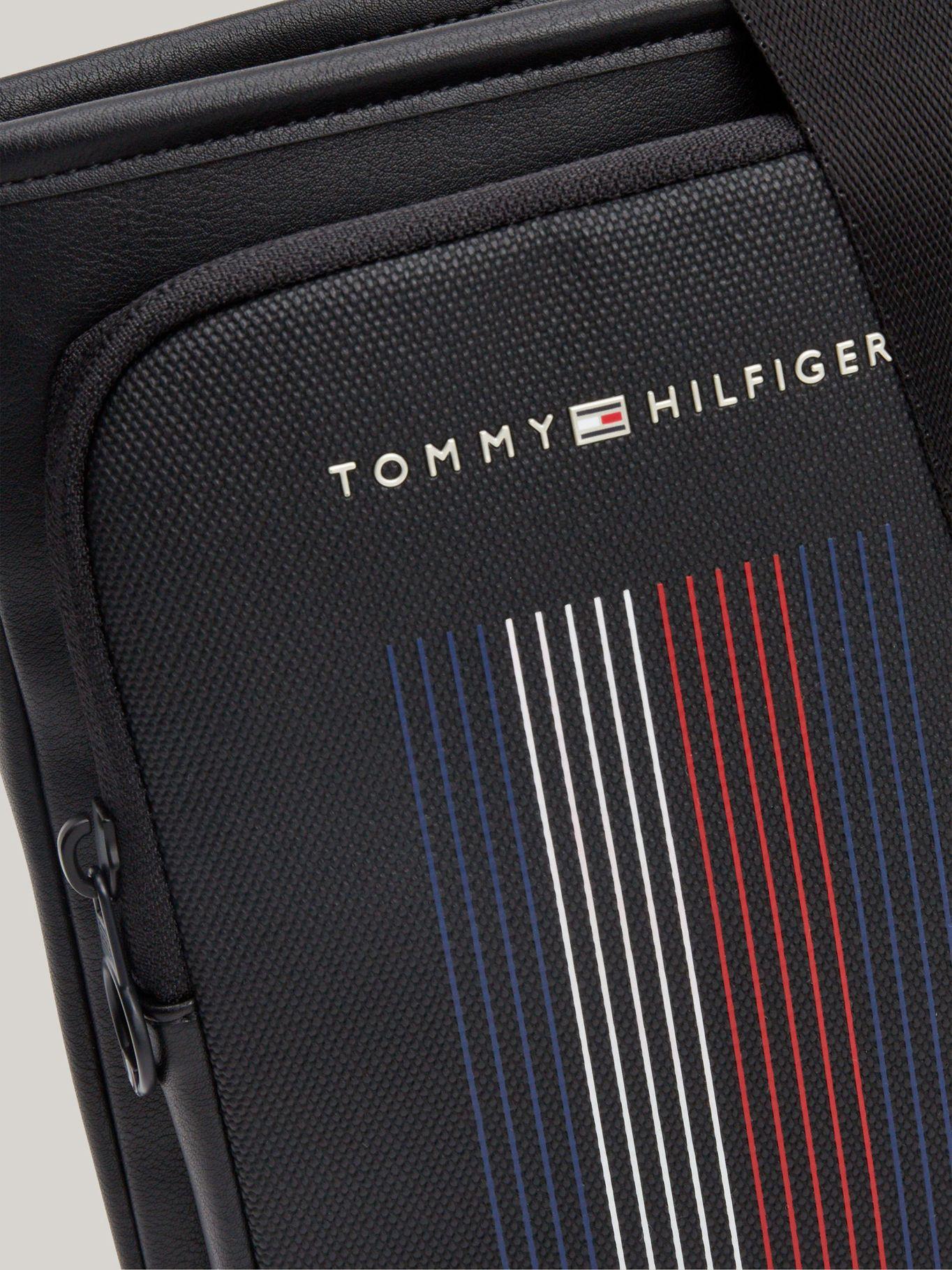 Bolso Global Stripe Logo Metálico Negro Tommy Hilfiger-2