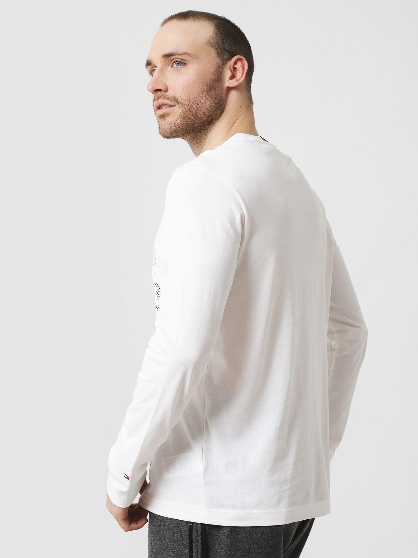 Polera Im Con Logo Vertical Blanco Tommy Hilfiger-2
