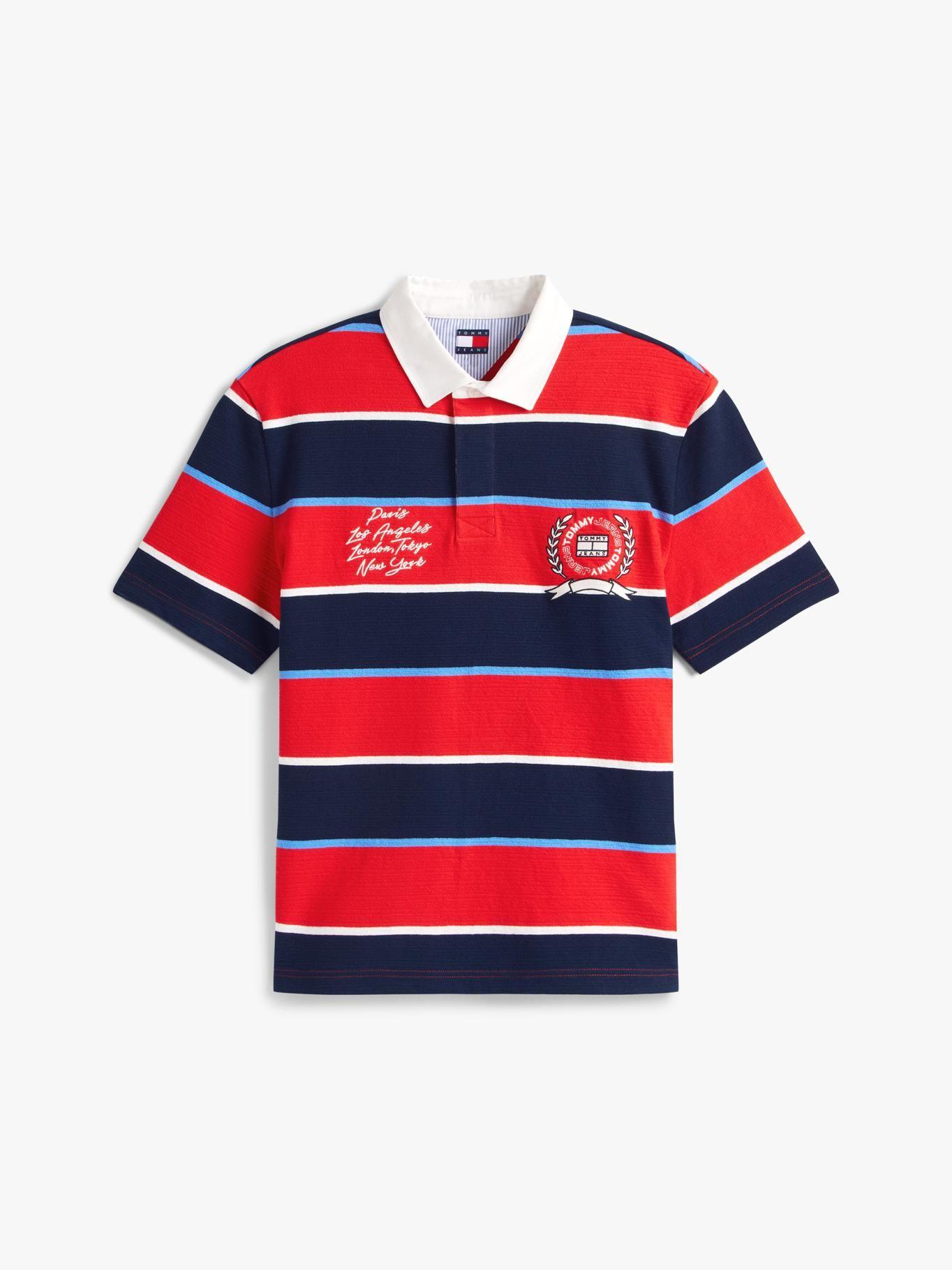 Polo A Rayas Estilo Rugby Relaxed Fit-4