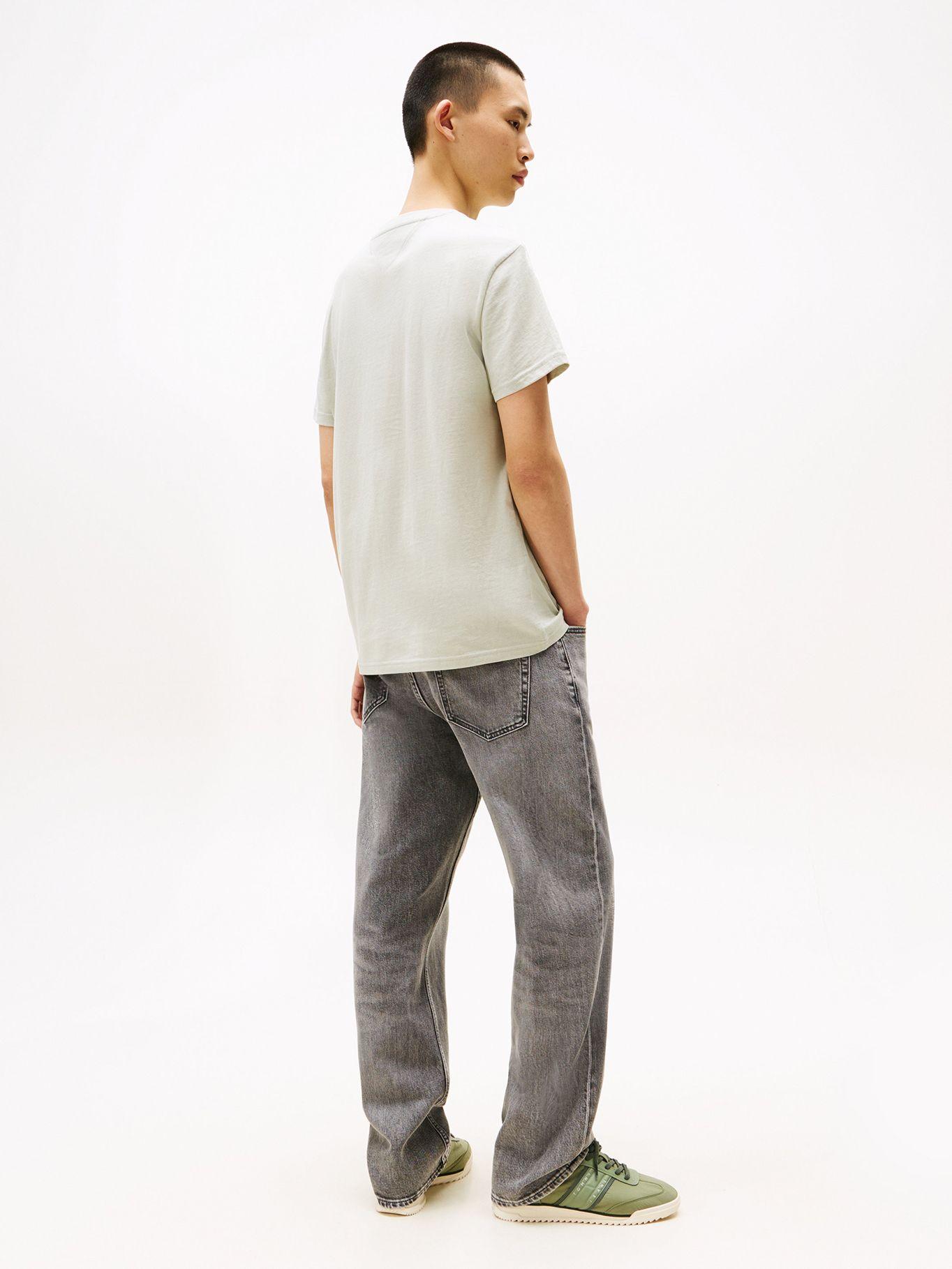 Polera C-Neck Con Logo Verde M1C Tommy Jeans-2