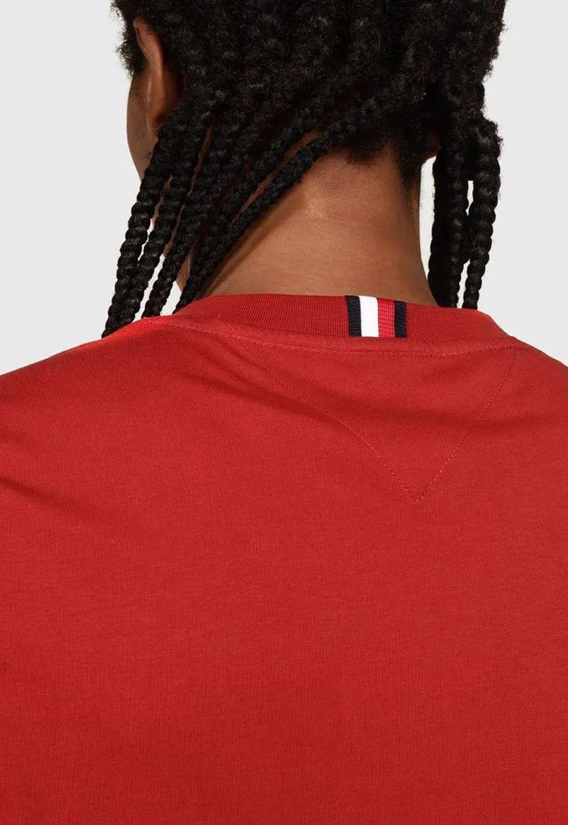 Polera Logo Monogram Regular Rojo Tommy Hilfiger-4