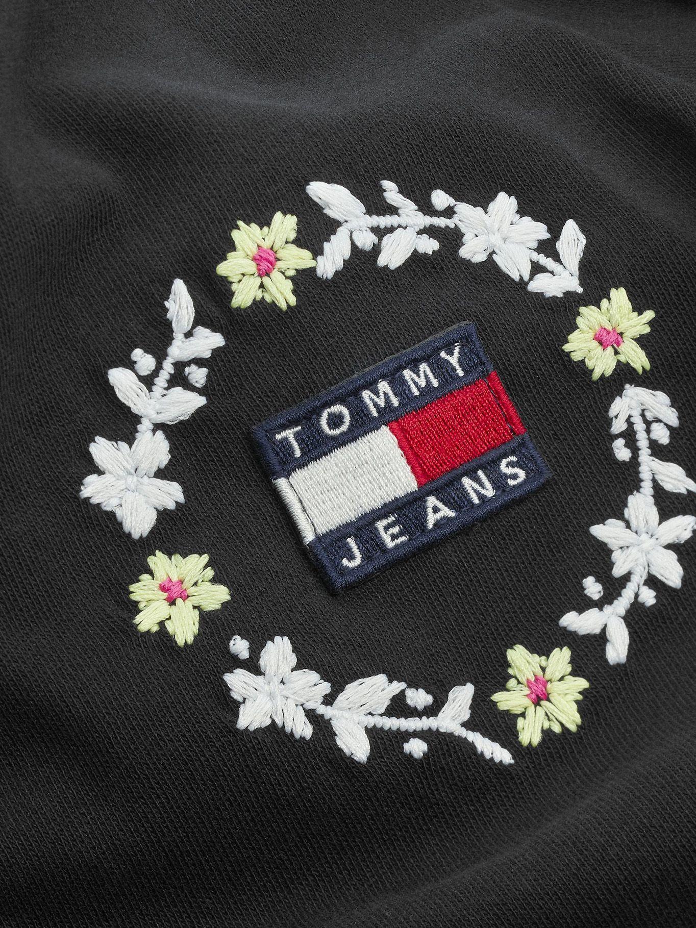 Polera Floral Print Negro Tommy Jeans F2-2