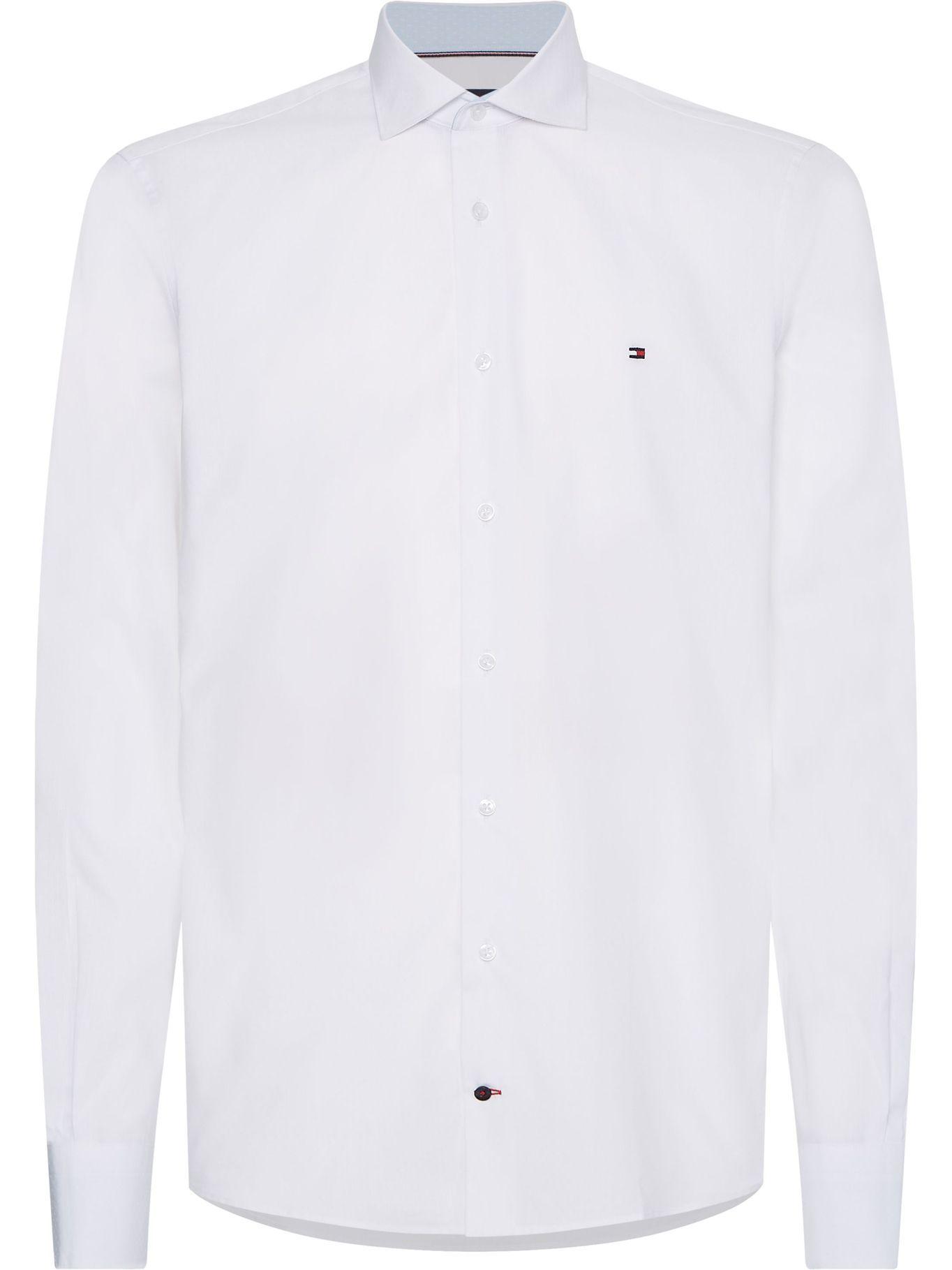Camisa Flex Dot Print Blanco Tommy Hilfiger JN2-0