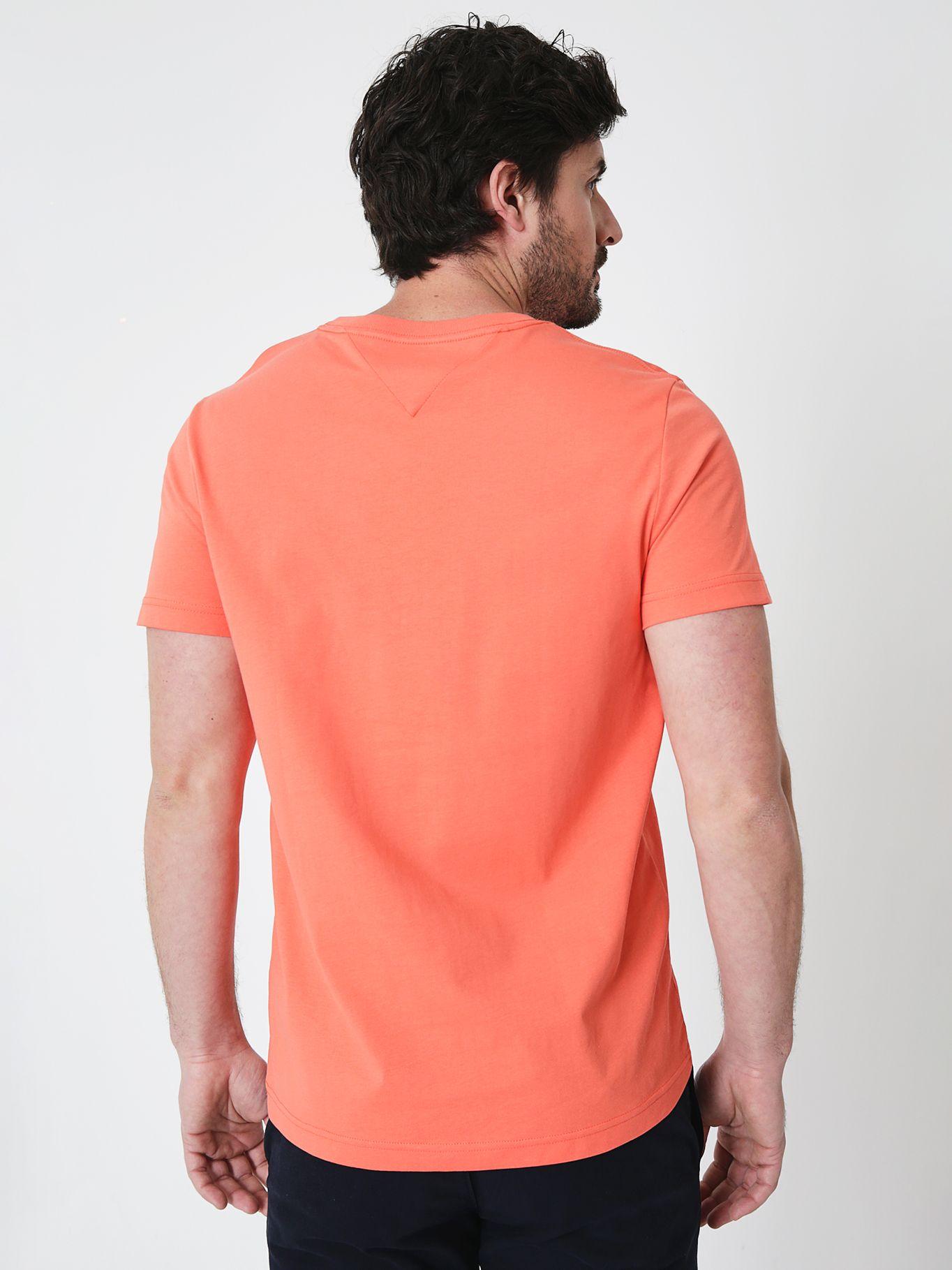 Polera Cotton TKV Slim Fit Naranjo Tommy Hilfiger-1