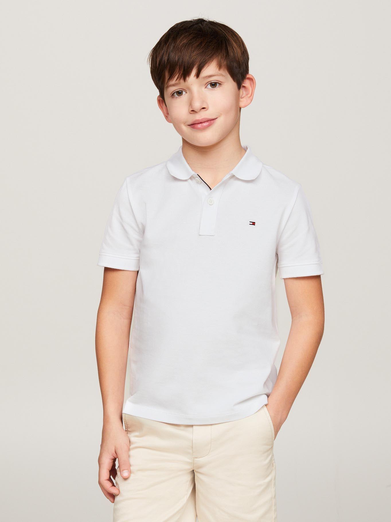 Polo Logo Flag Essential Blanco Tommy Hilfiger-0