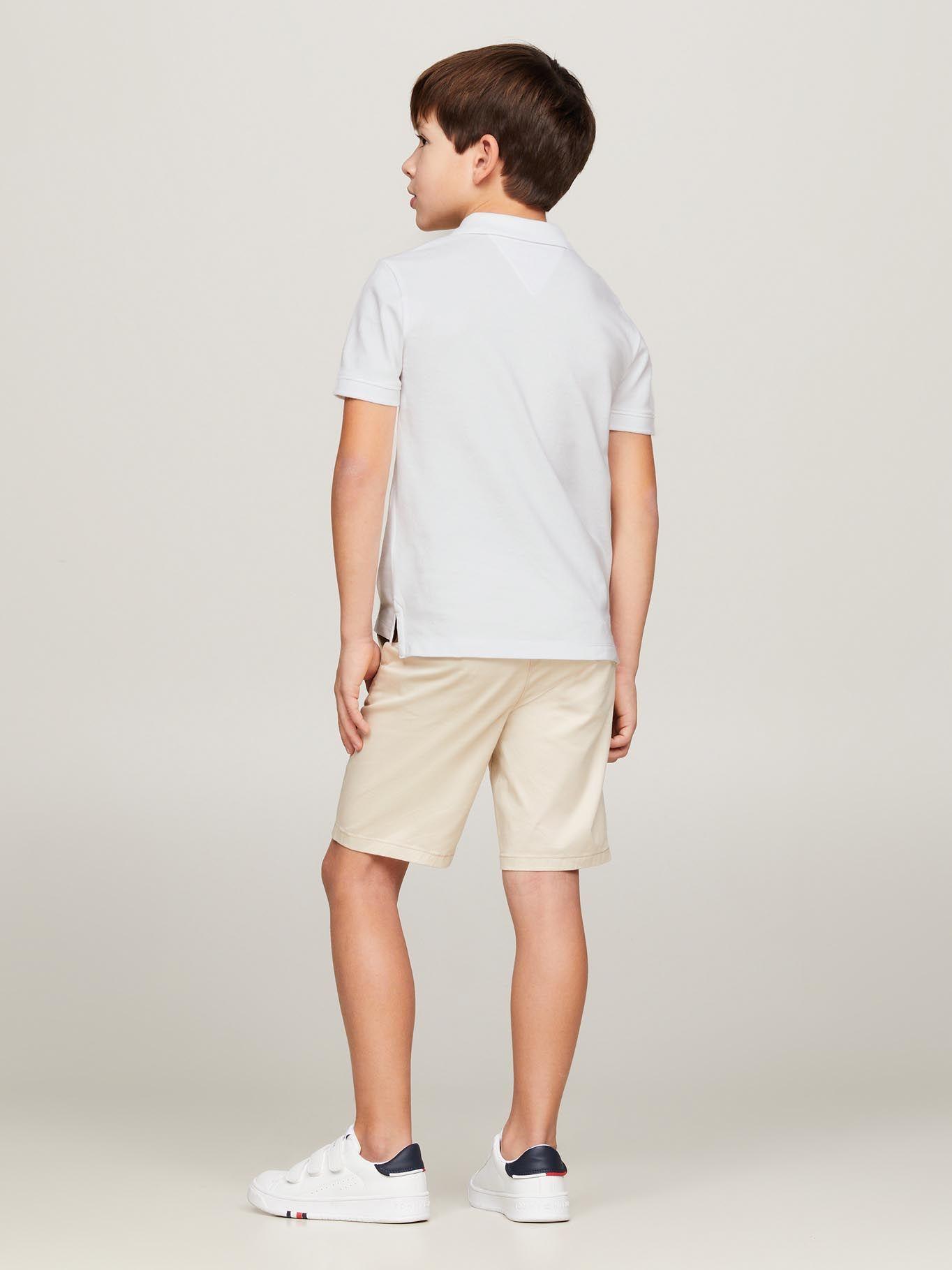 Polo Logo Flag Essential Blanco Tommy Hilfiger-2