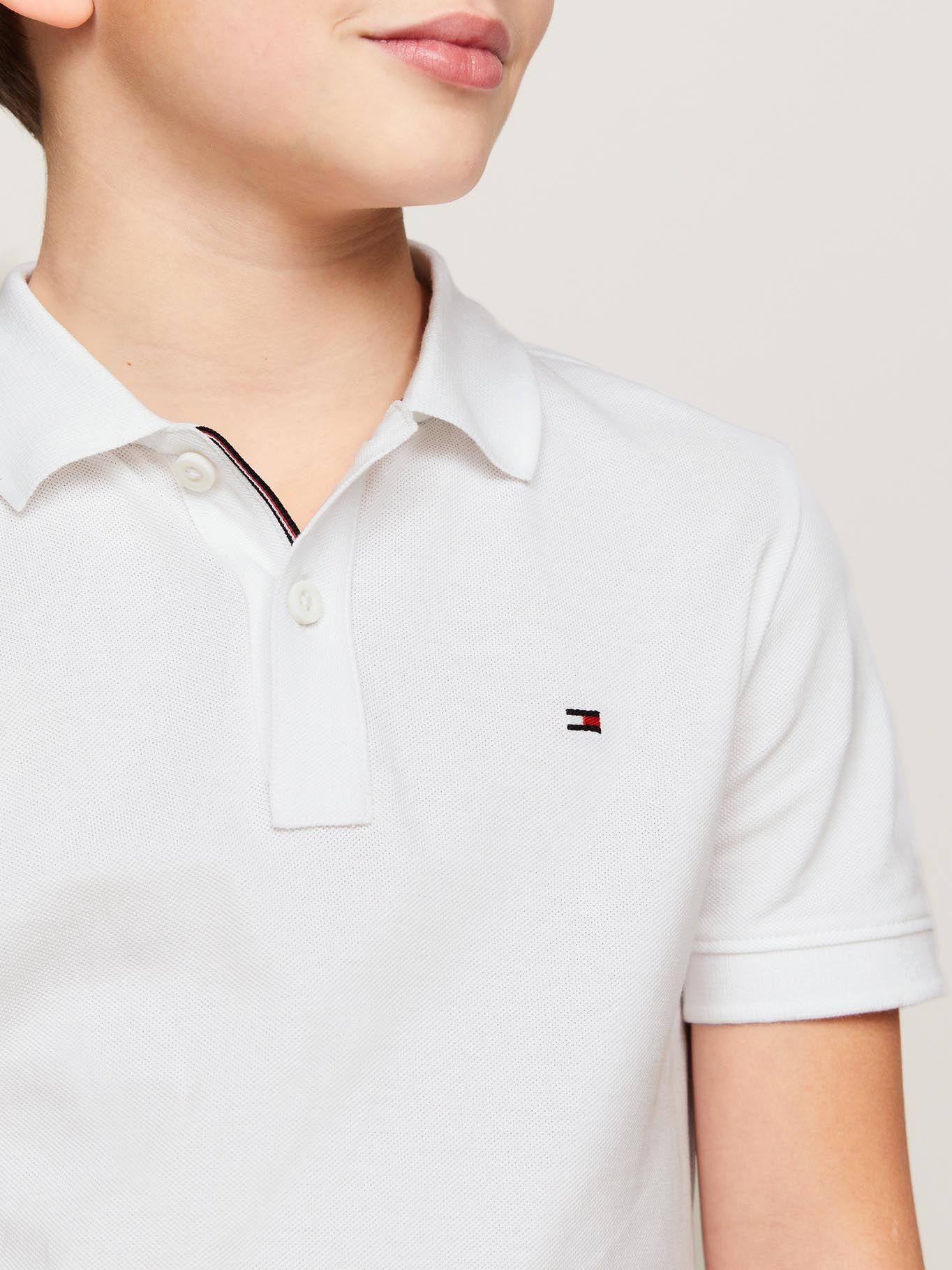 Polo Logo Flag Essential Blanco Tommy Hilfiger-3