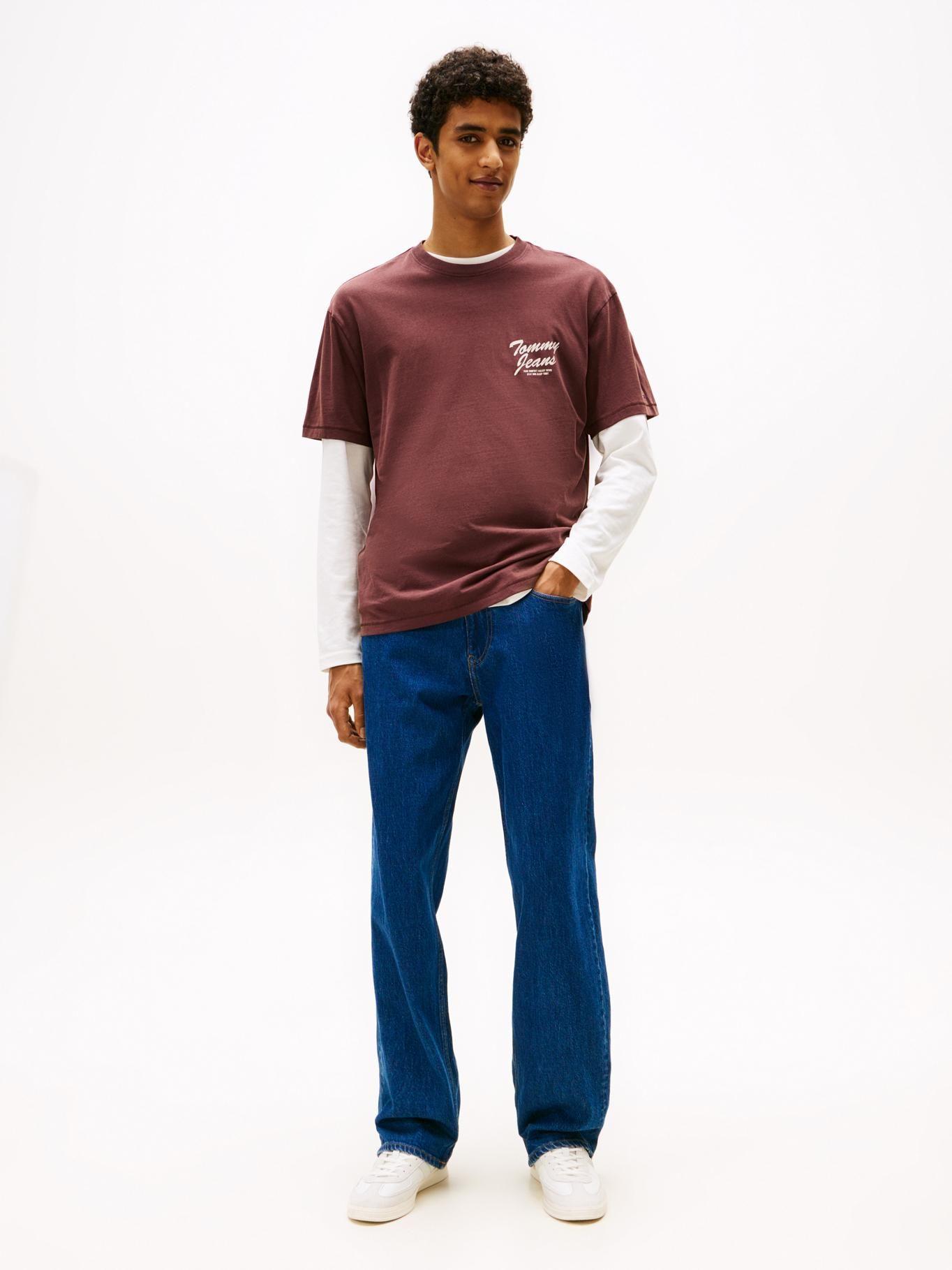 Polera Relaxed Fit Novelty Logo Café Tommy Jeans-1