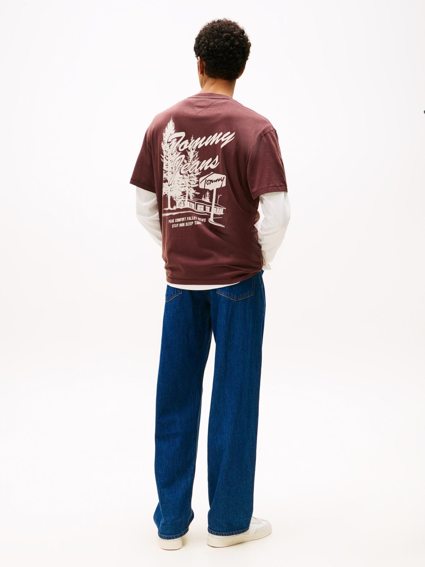Polera Relaxed Fit Novelty Logo Café Tommy Jeans-2