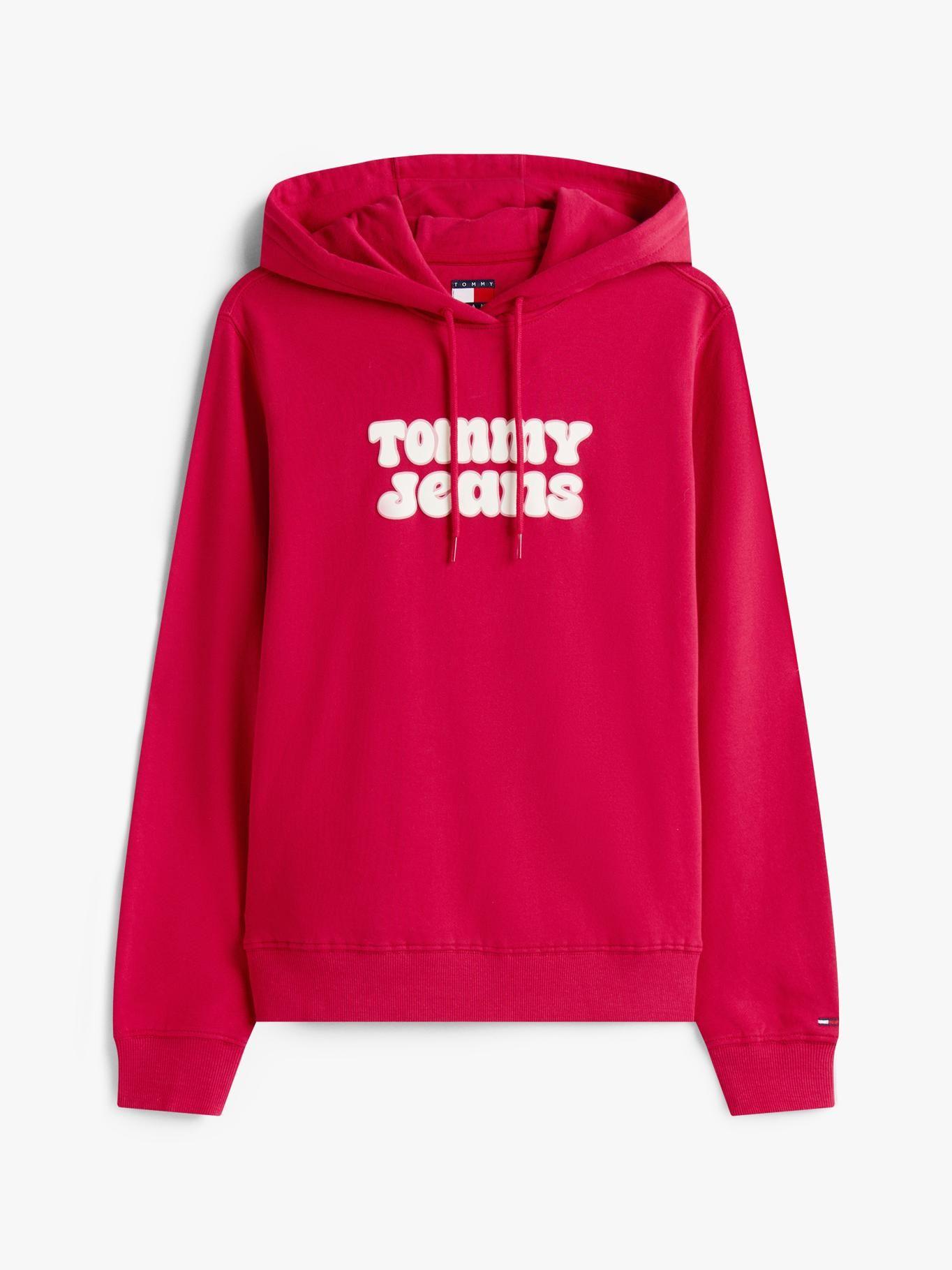 Polerón Hoodie Regular Fit Rojo Tommy Jeans-4