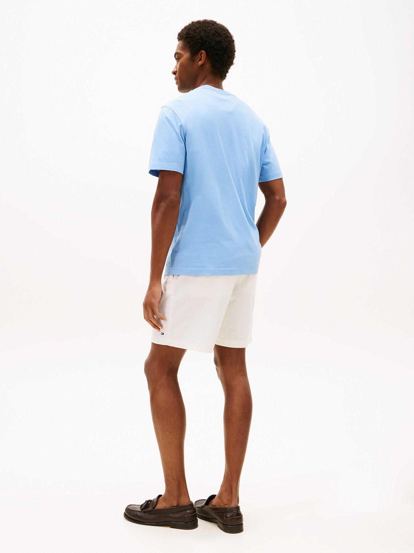 Polera Con Logo Flag Nyc Celeste C14 Tommy Hilfiger-2