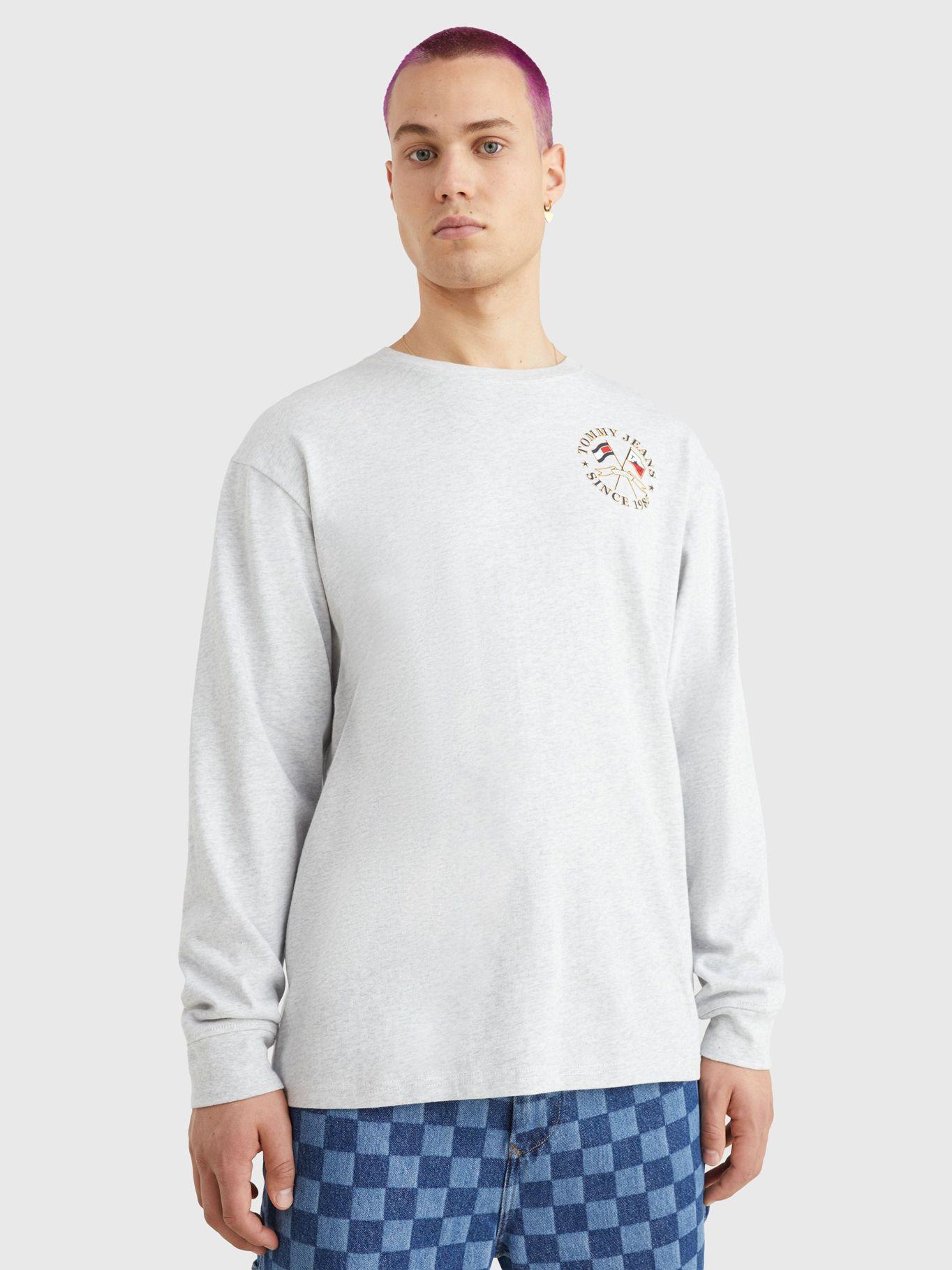 Polera Modern Con Logo Gris Tommy Hilfiger-0