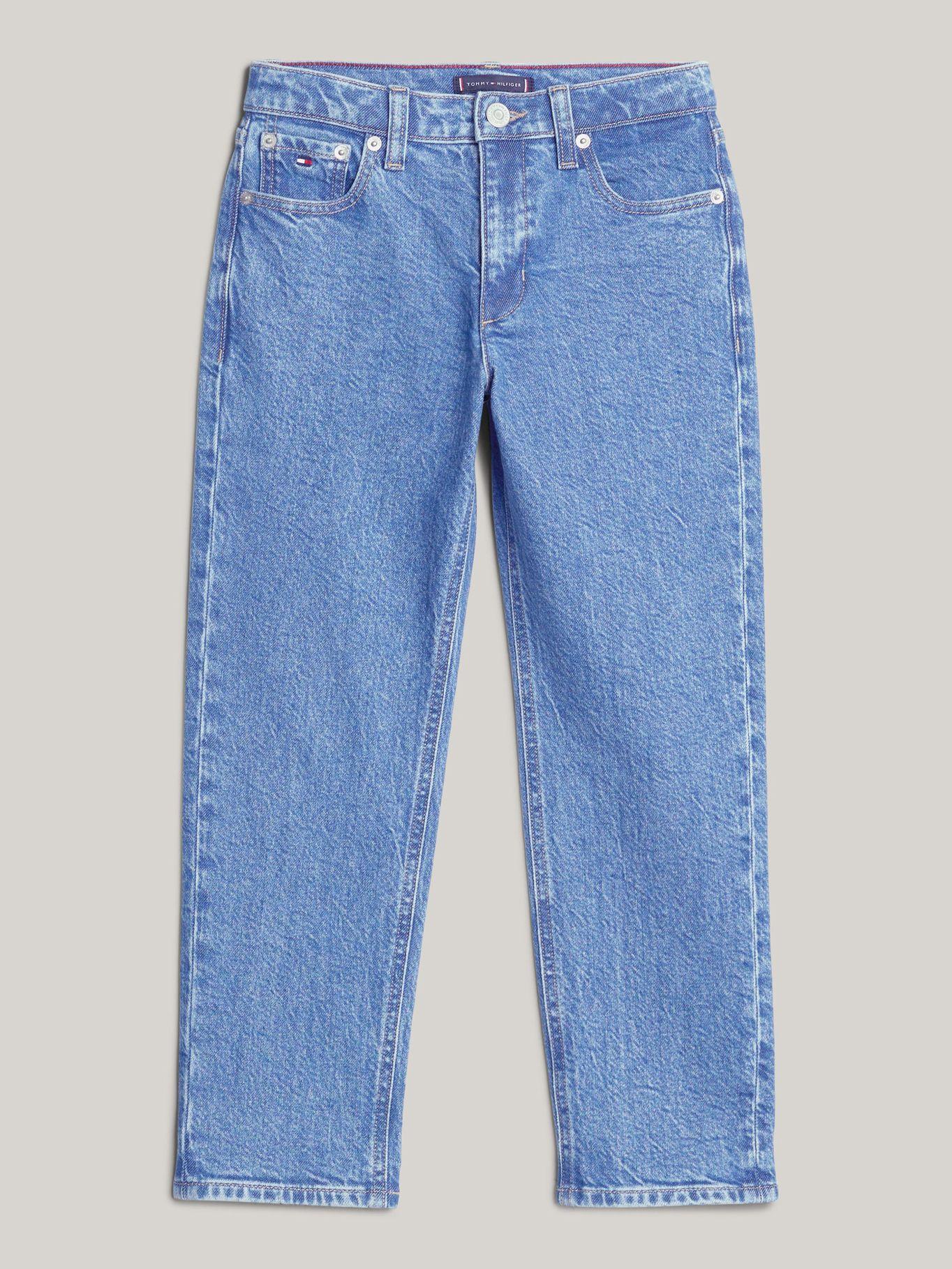 Jeans Essential Recto Estilo Skater Azul Tommy Hilfiger-4