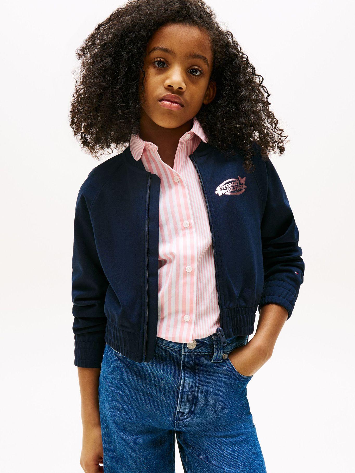 Chaqueta Interlock Con Cierre Azul Tommy Hilfiger-0