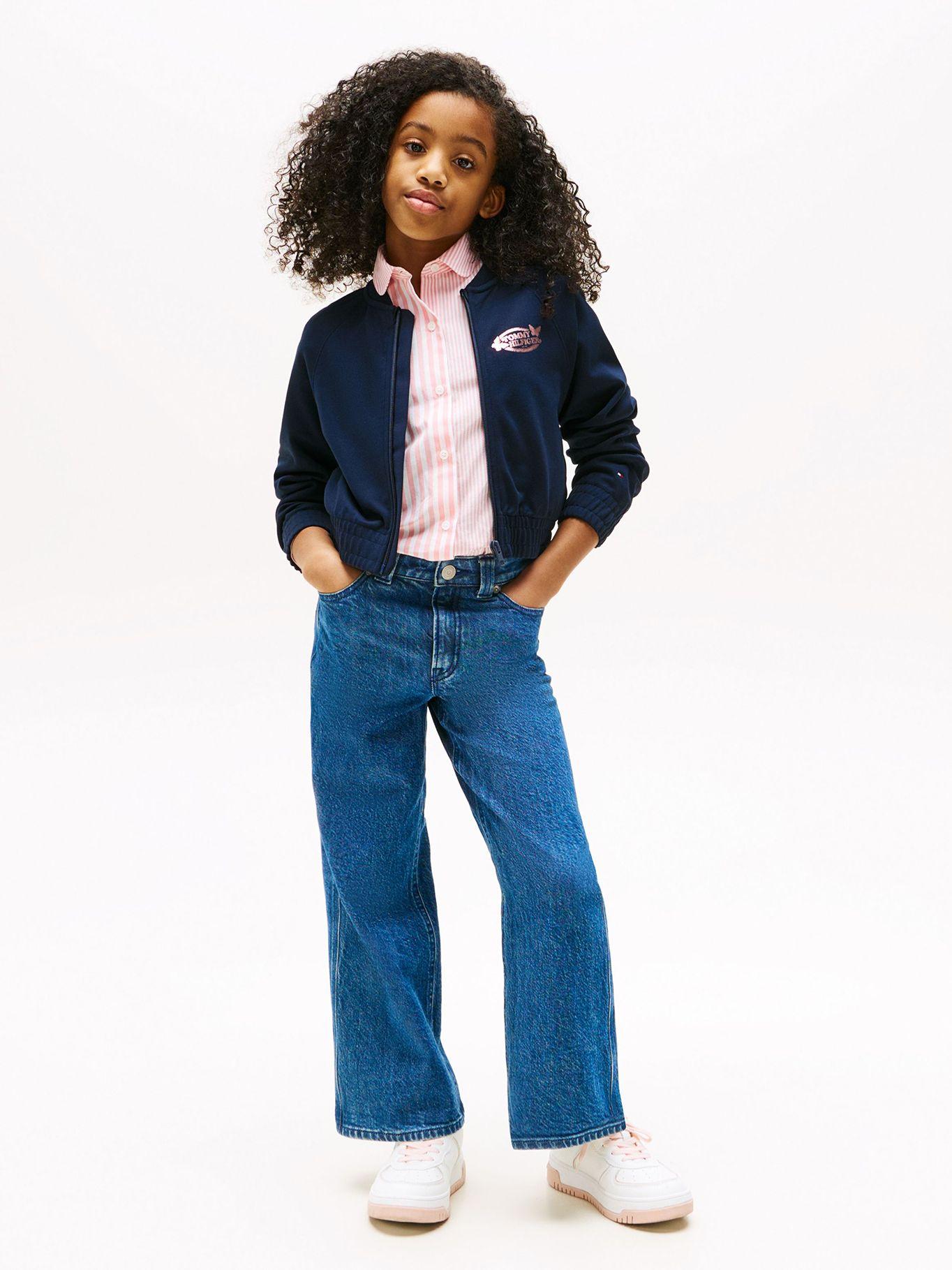 Chaqueta Interlock Con Cierre Azul Tommy Hilfiger-1