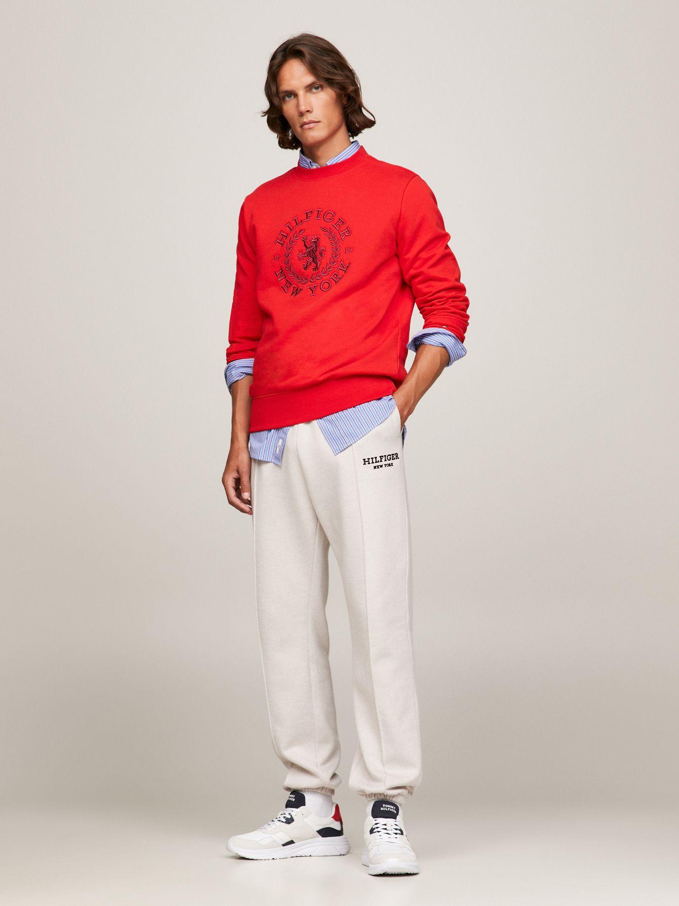 POLERÓN I CREST LOGO ROJO TOMMY HILFIGER-1