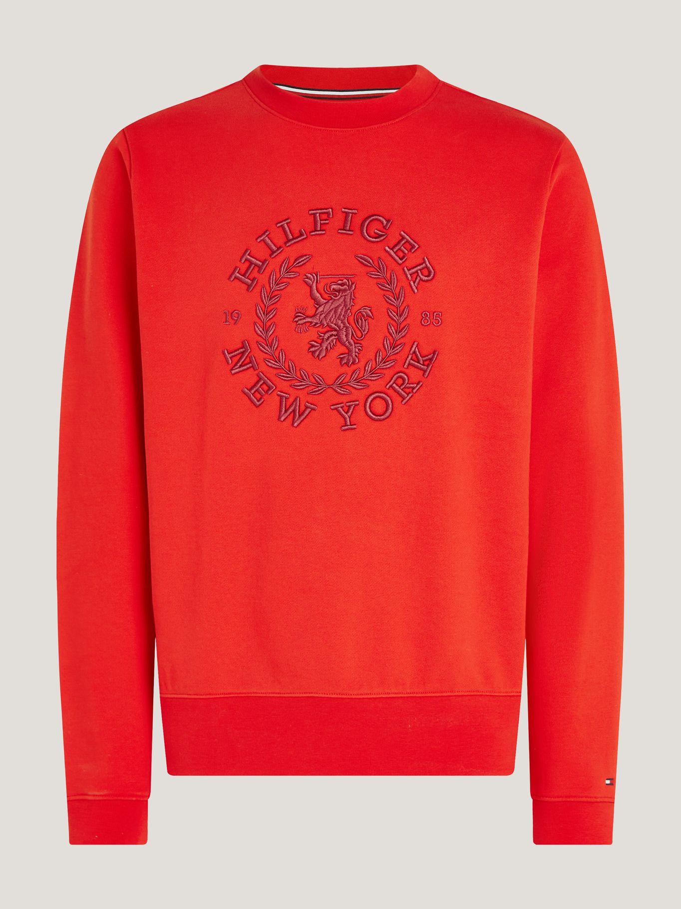POLERÓN I CREST LOGO ROJO TOMMY HILFIGER-4