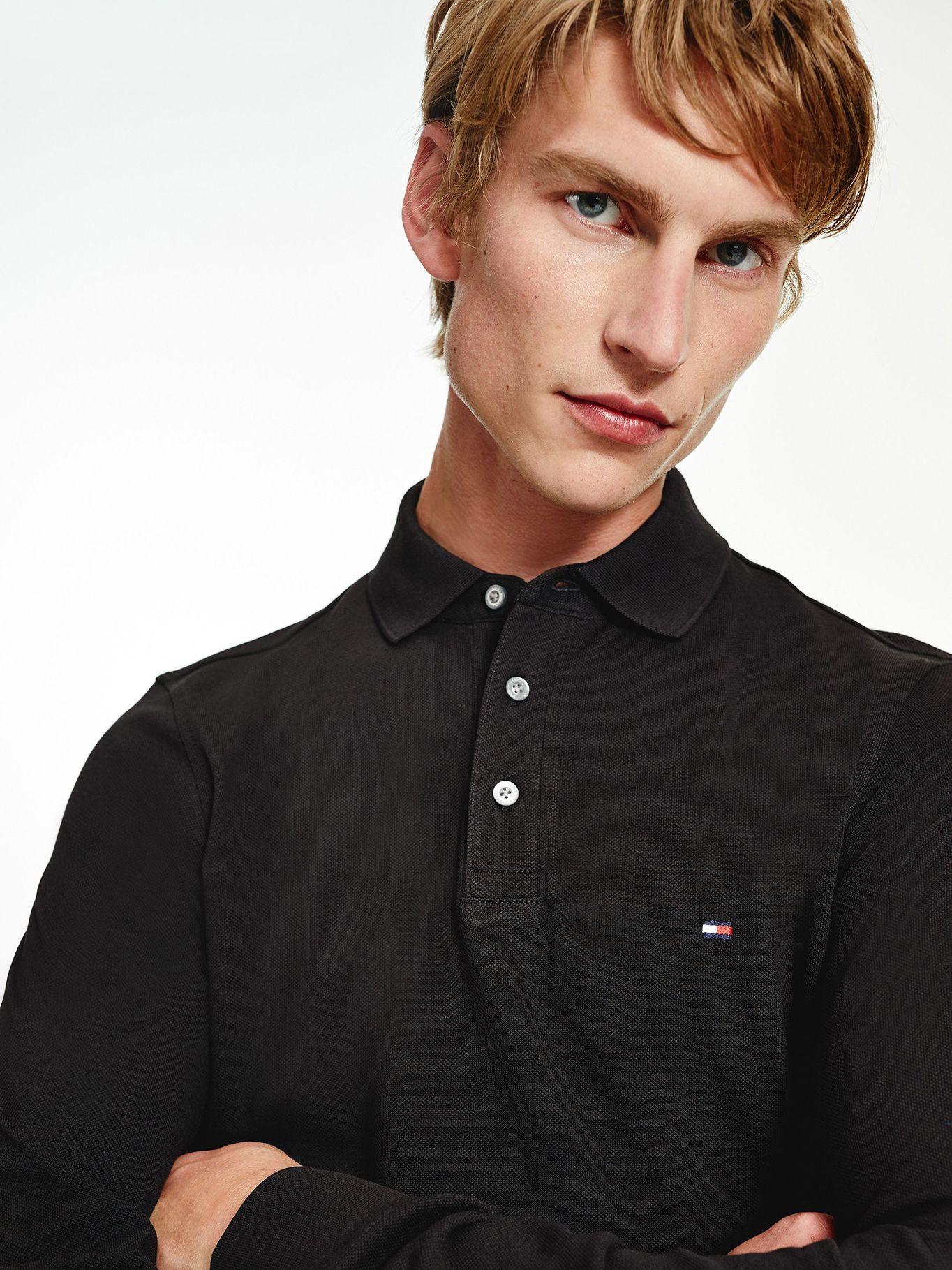 Polo 1985 Collection Con Logo Negro Tommy Hilfiger-2