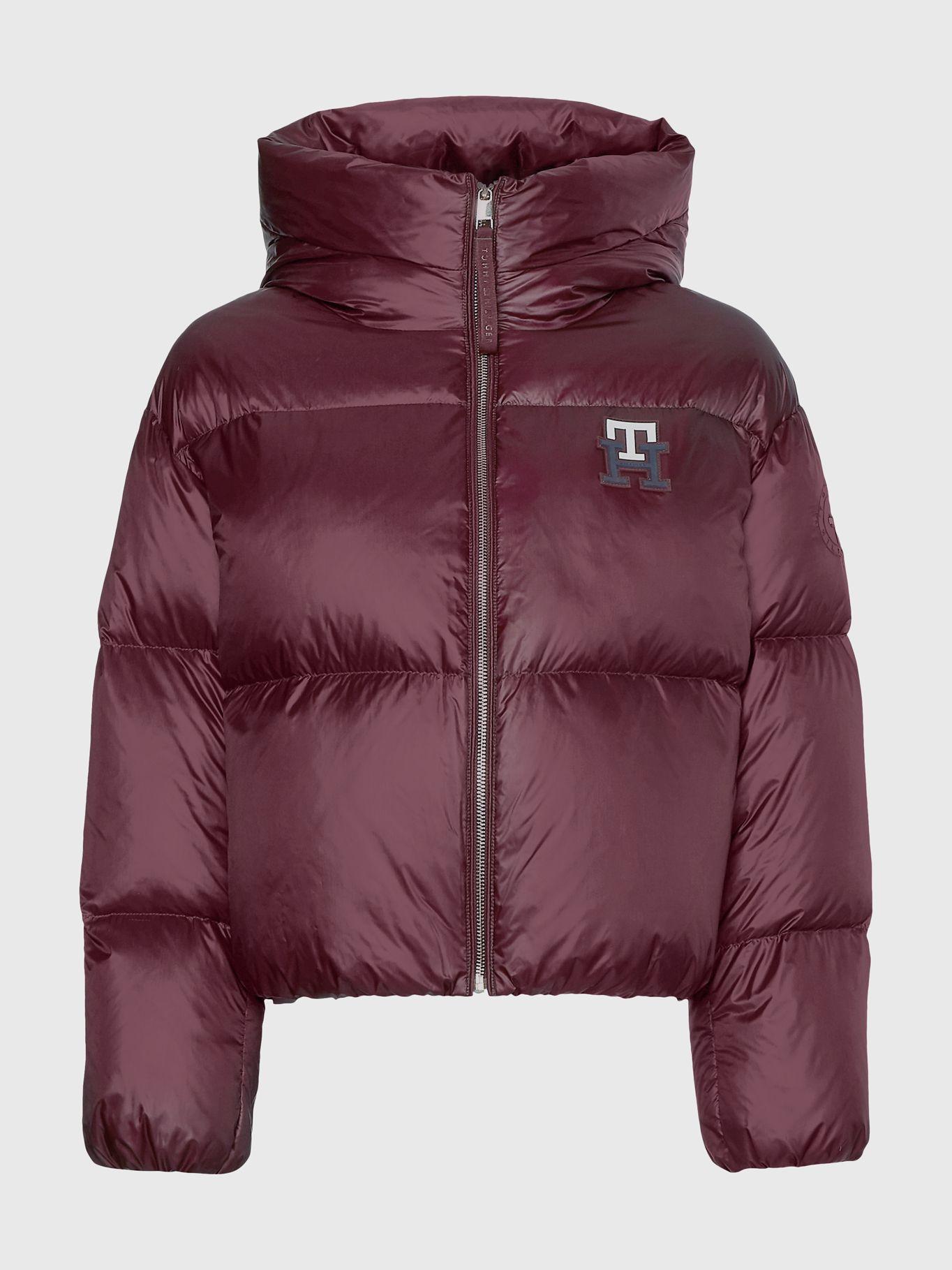 Chaqueta Solid Monogram Logo Burdeo Tommy Hilfiger-1